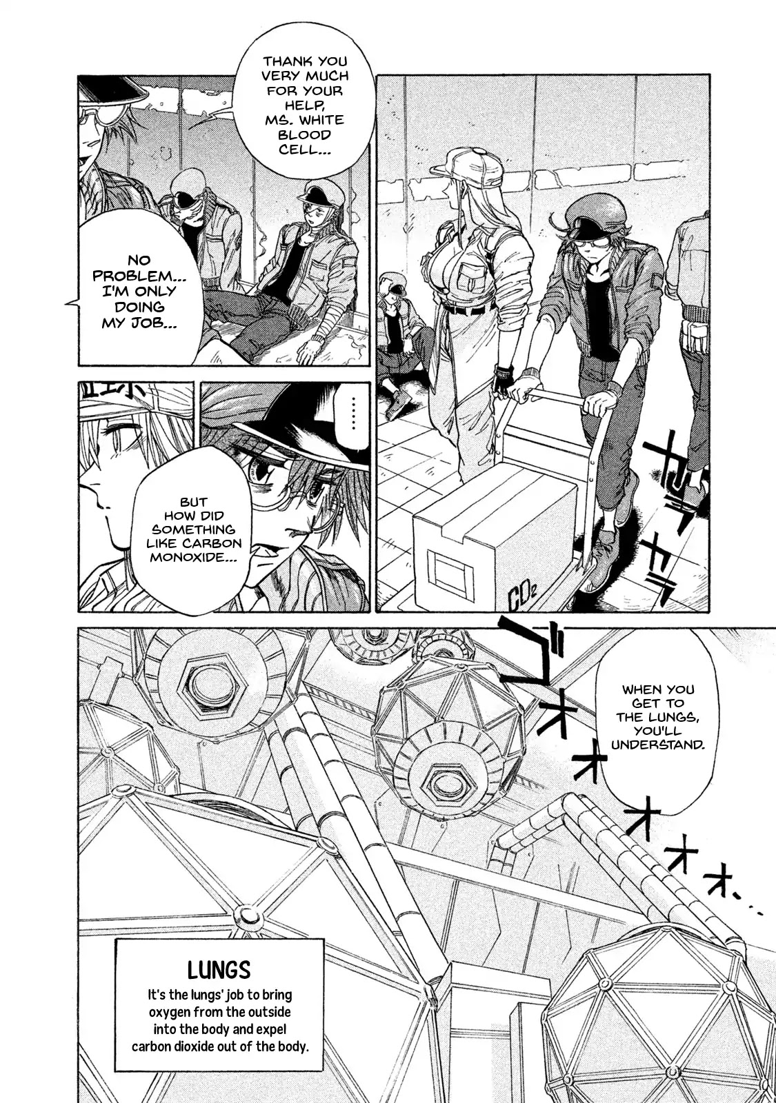 Hataraku Saibou Black - Chapter 1: Smoking, Germs, The Beginning Of An End.