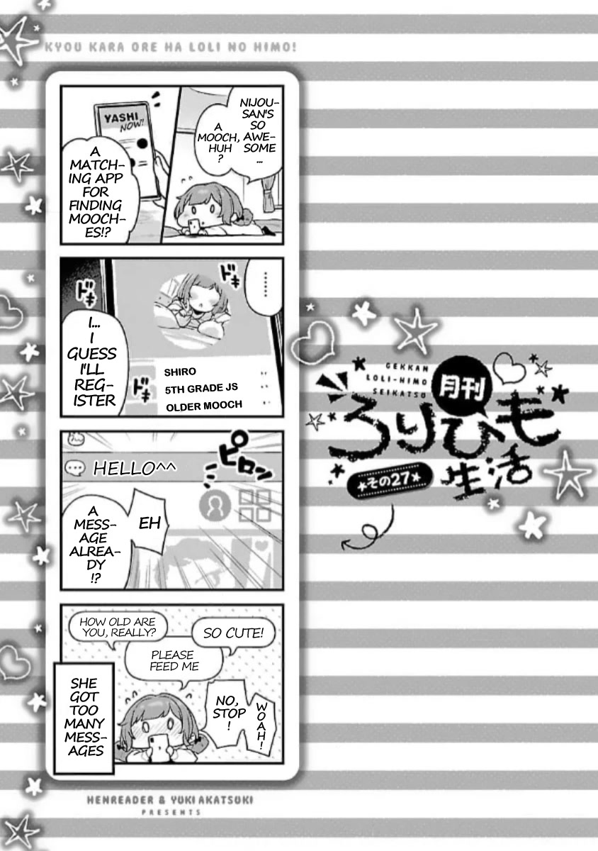 Kyou Kara Ore Wa Loli No Himo! - Chapter 26: The Mooch Wants To Unravel Panties