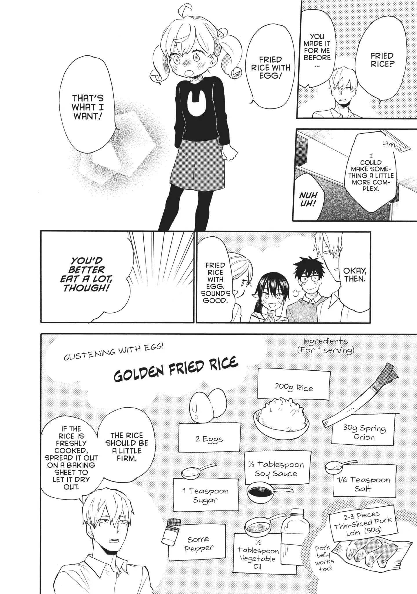 Amaama To Inazuma - Chapter 55: Cheer Up! Golden Fried Rice