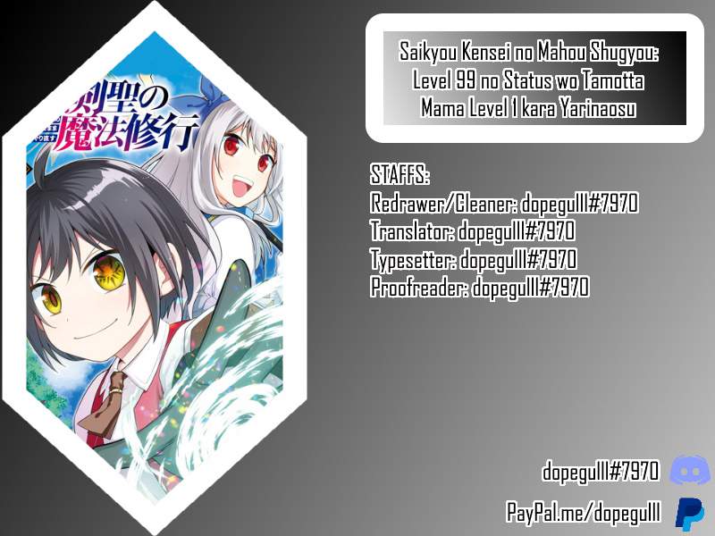 Saikyou Kensei No Mahou Shugyou: Level 99 No Status Wo Tamotta Mama Level 1 Kara Yarinaosu - Chapter 3.2