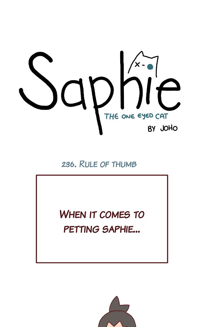 Saphie: The One-Eyed Cat - Chapter 236 : Rule Of Thumb