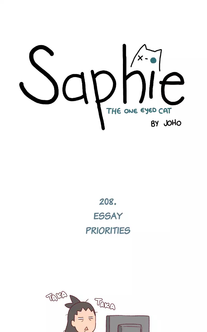 Saphie: The One-Eyed Cat - Chapter 208: Essay Priorities