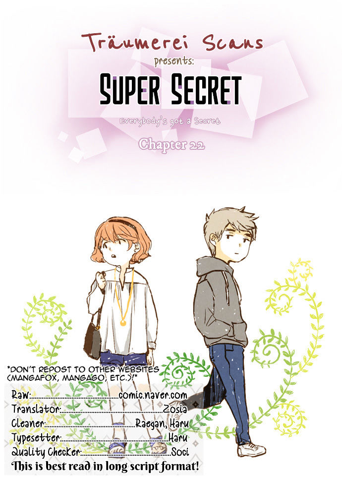 Super Secret - Chapter 22