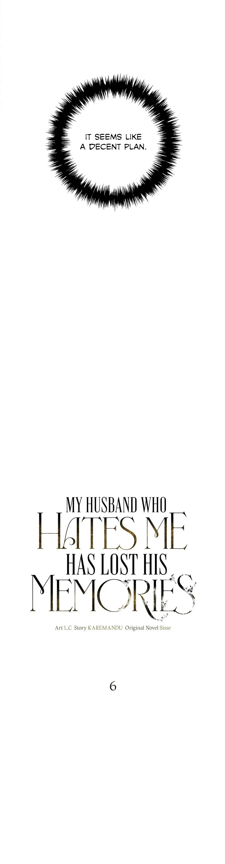 My Husband Who Hates Me Has Lost His Memories - Chapter 6