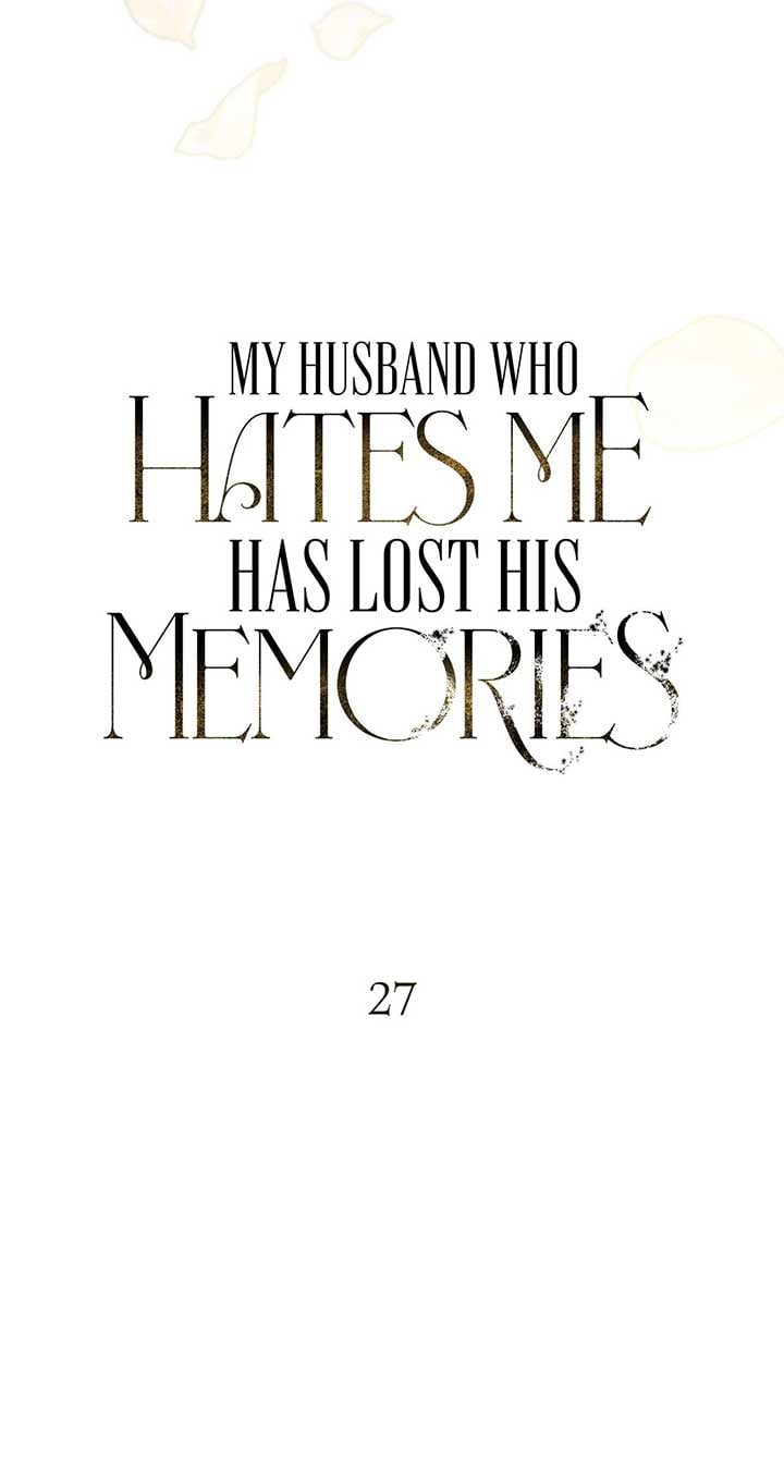 My Husband Who Hates Me Has Lost His Memories - Chapter 27