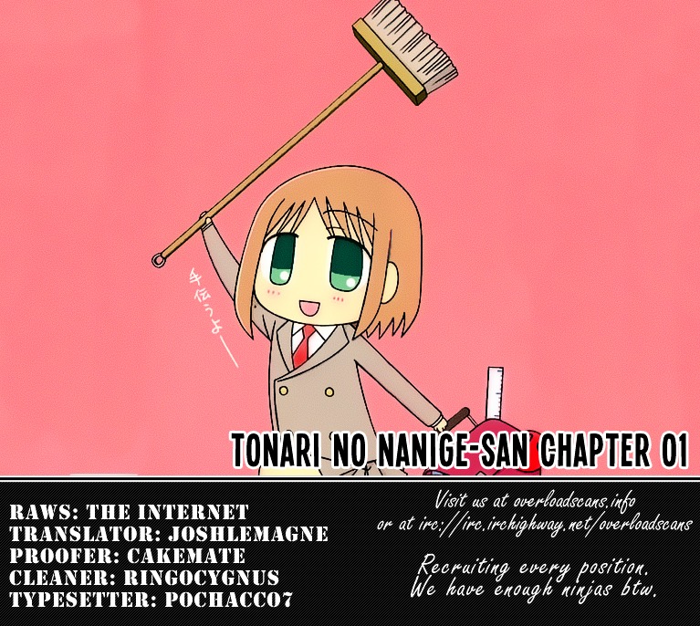 Tonari No Nanige-San - Vol.1 Chapter 1