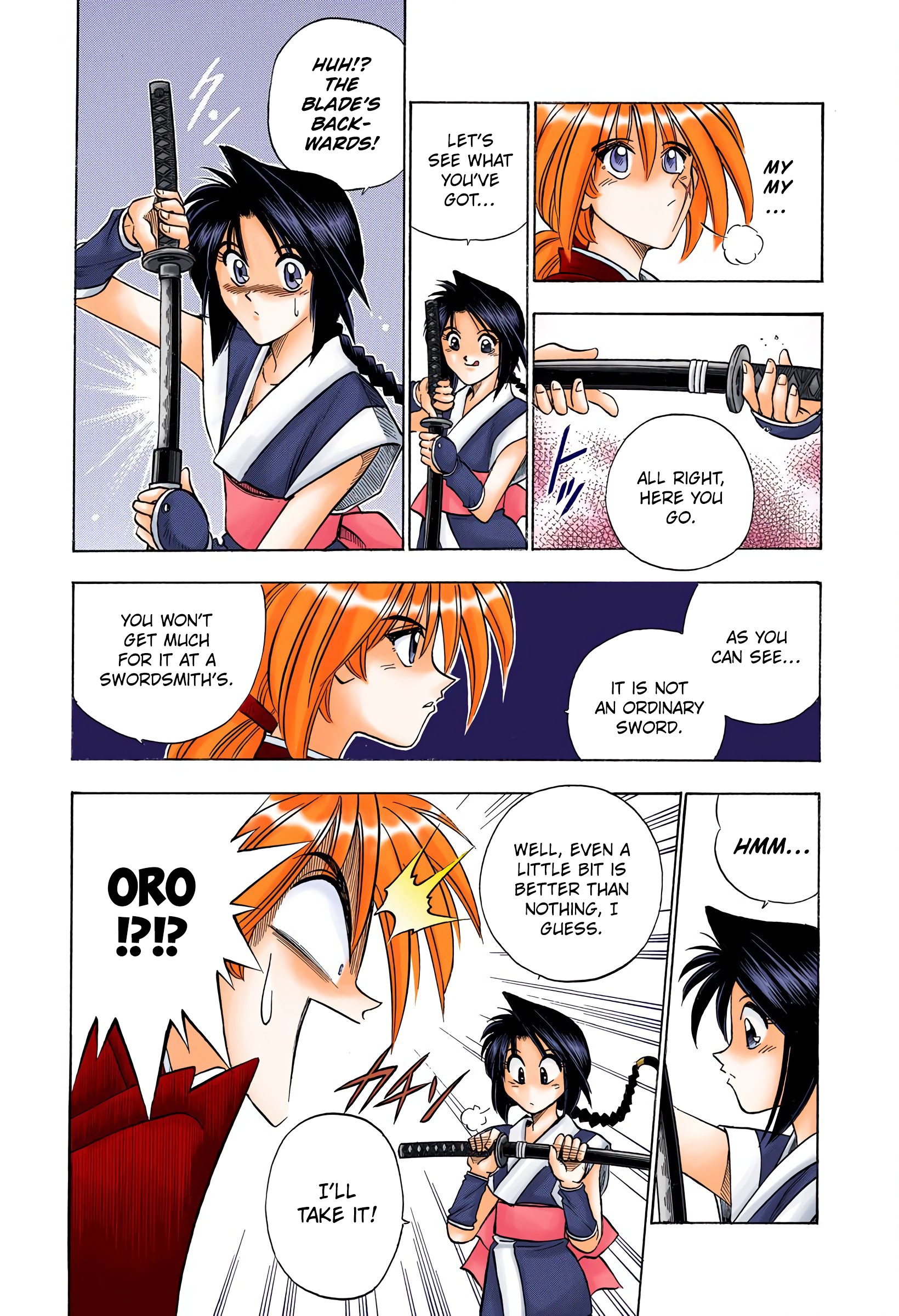 Rurouni Kenshin: Meiji Kenkaku Romantan - Digital Colored Comics - Vol.8 Chapter 63: Makimachi Misao