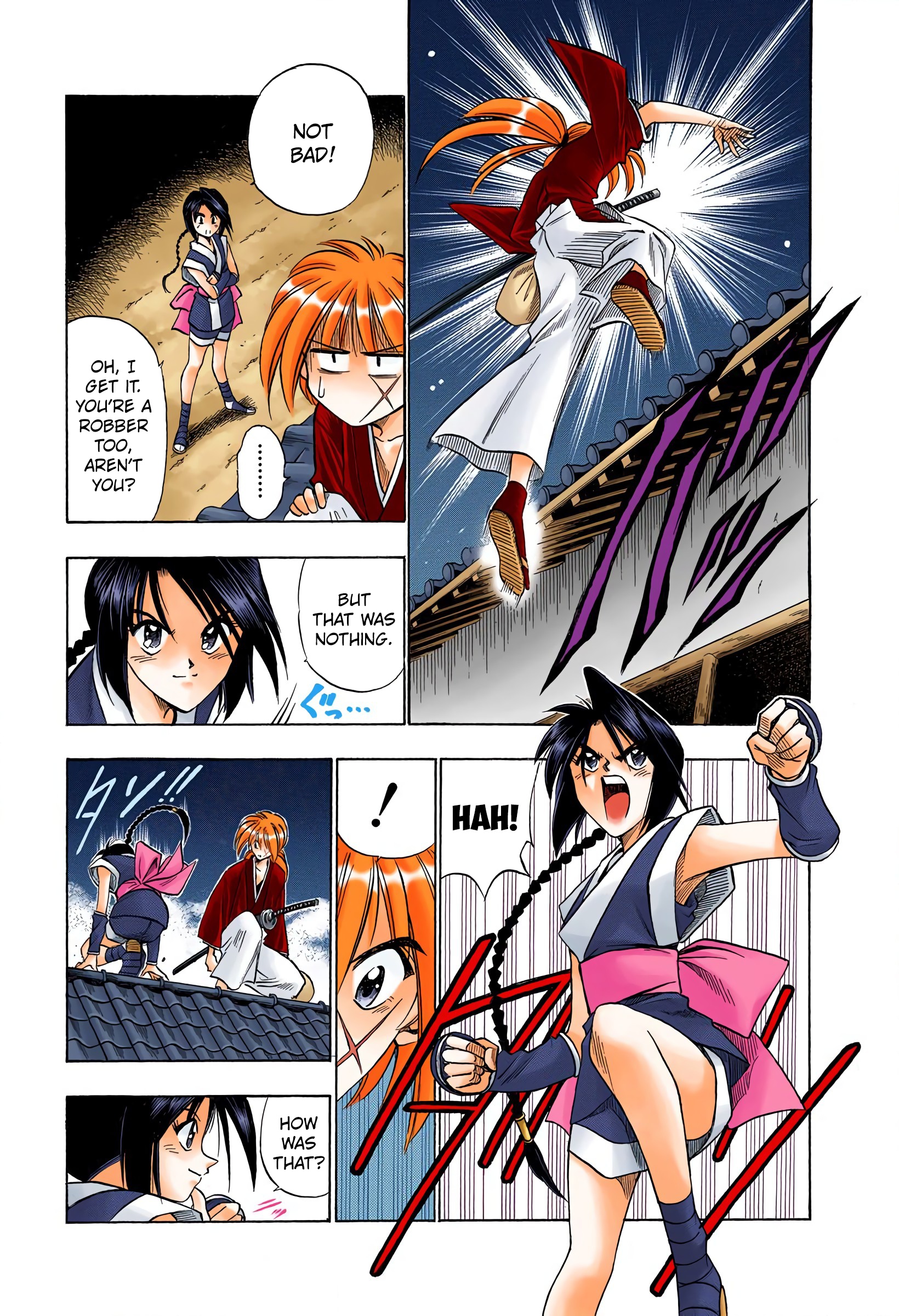 Rurouni Kenshin: Meiji Kenkaku Romantan - Digital Colored Comics - Vol.8 Chapter 63: Makimachi Misao