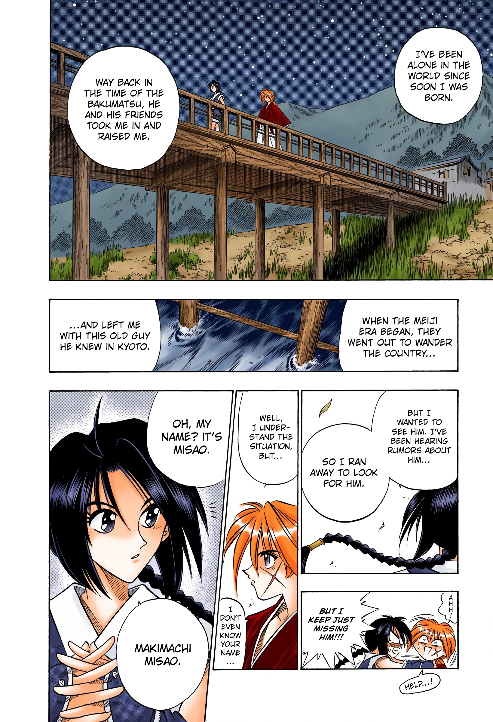 Rurouni Kenshin: Meiji Kenkaku Romantan - Digital Colored Comics - Vol.8 Chapter 63: Makimachi Misao