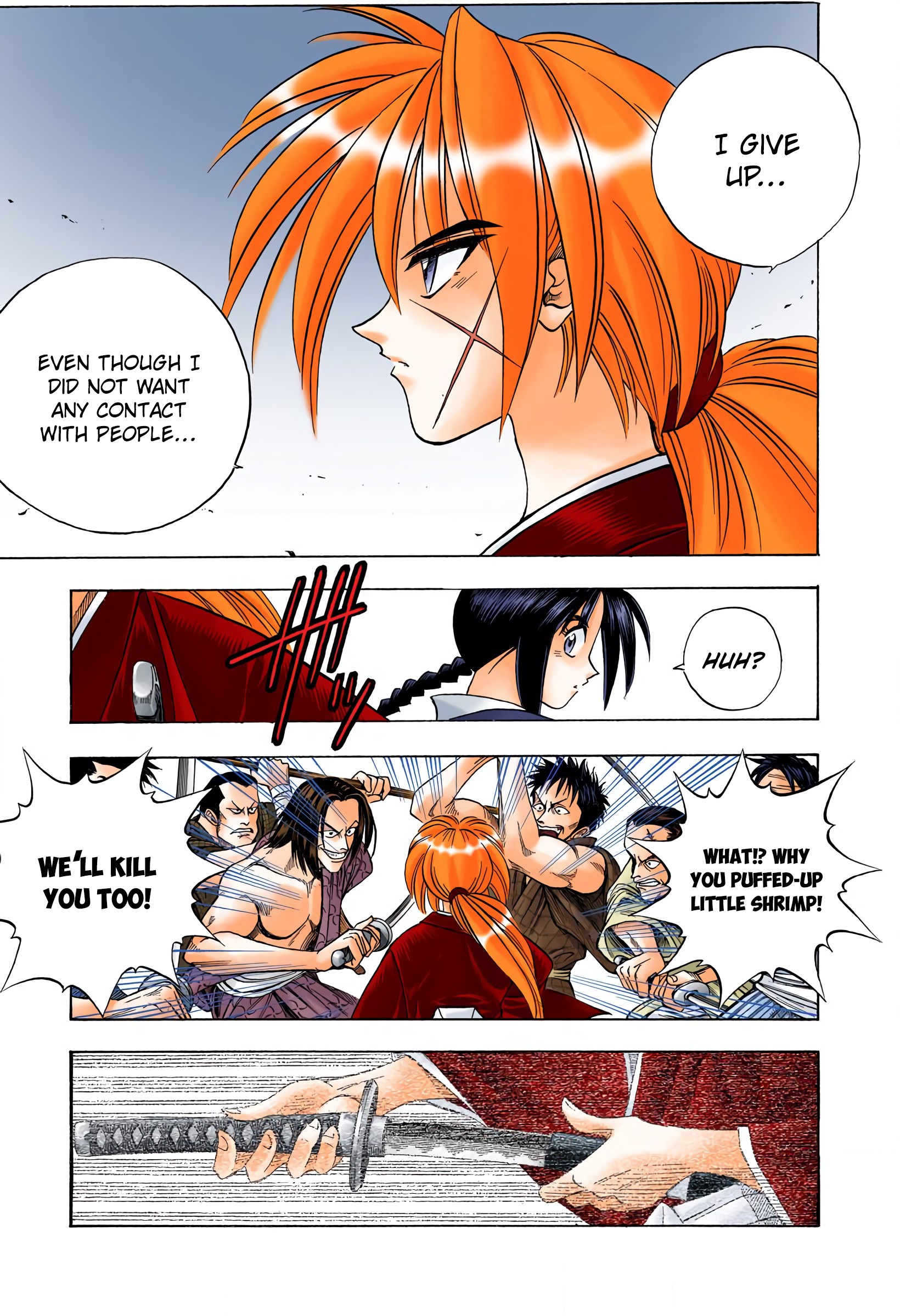 Rurouni Kenshin: Meiji Kenkaku Romantan - Digital Colored Comics - Vol.8 Chapter 63: Makimachi Misao