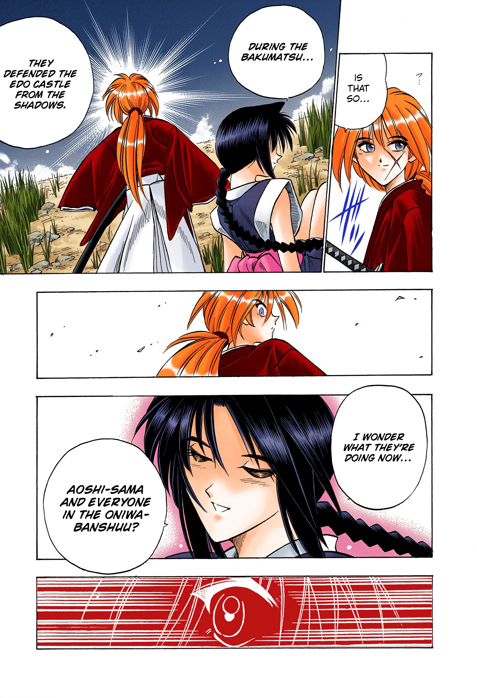 Rurouni Kenshin: Meiji Kenkaku Romantan - Digital Colored Comics - Vol.8 Chapter 63: Makimachi Misao