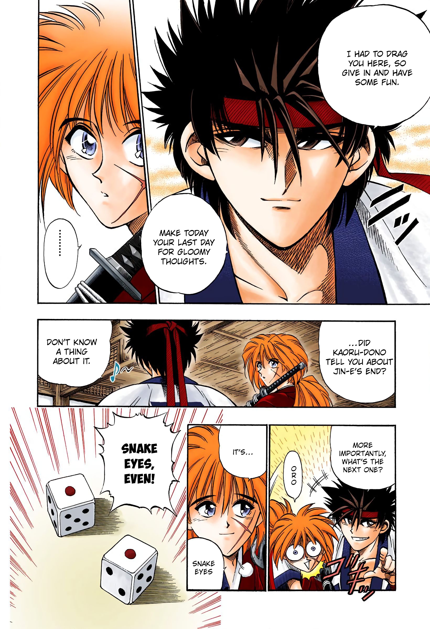 Rurouni Kenshin: Meiji Kenkaku Romantan - Digital Colored Comics - Vol.2 Chapter 15: A Runaway Beauty