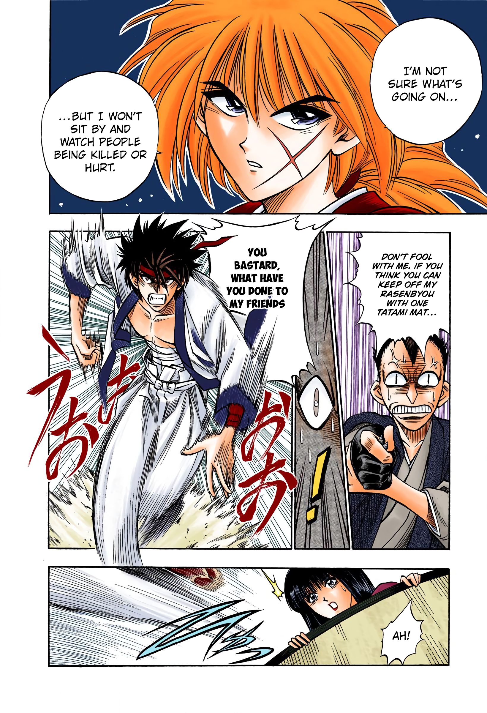 Rurouni Kenshin: Meiji Kenkaku Romantan - Digital Colored Comics - Vol.2 Chapter 15: A Runaway Beauty