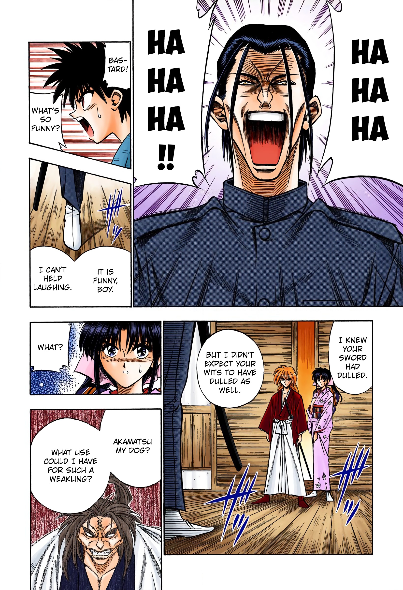 Rurouni Kenshin: Meiji Kenkaku Romantan - Digital Colored Comics - Vol.7 Chapter 52: The Wolf Bares Its Fangs