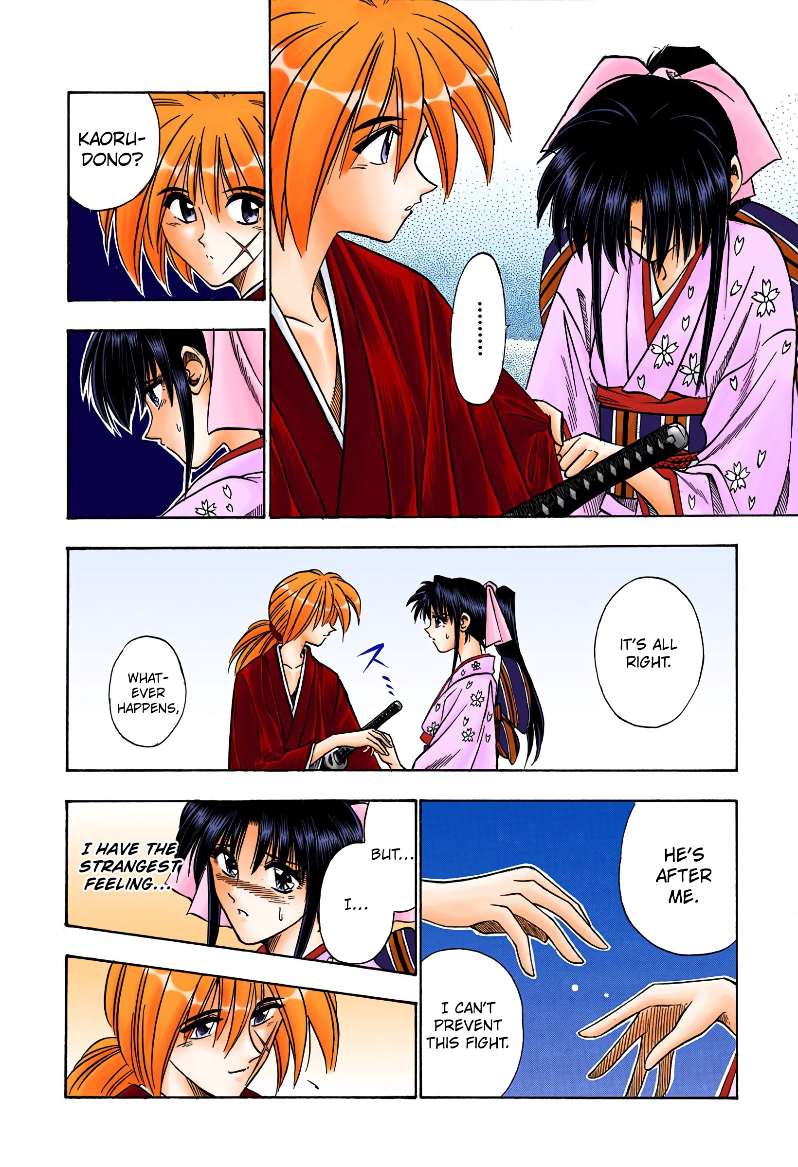 Rurouni Kenshin: Meiji Kenkaku Romantan - Digital Colored Comics - Vol.7 Chapter 52: The Wolf Bares Its Fangs