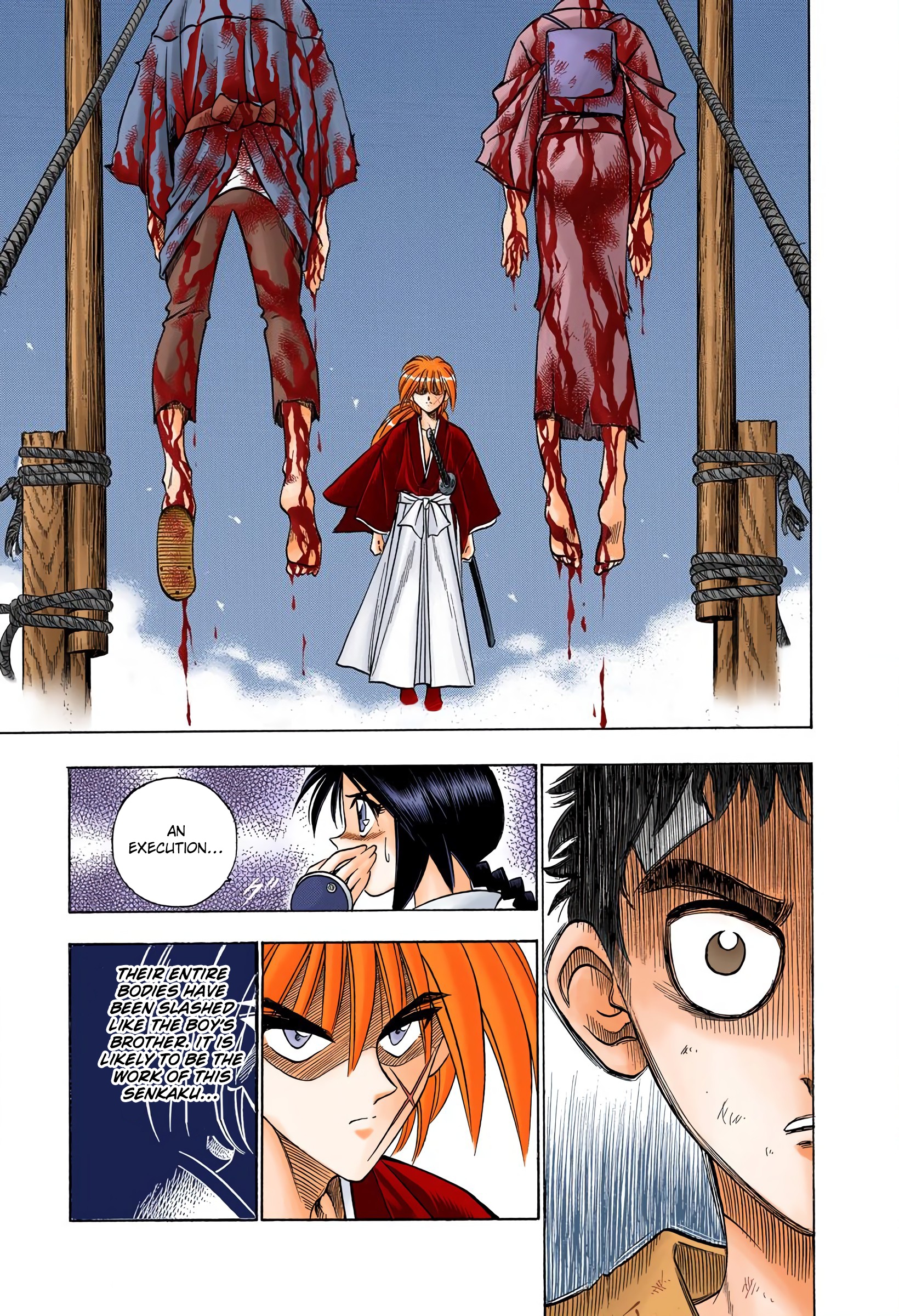 Rurouni Kenshin: Meiji Kenkaku Romantan - Digital Colored Comics - Vol.8 Chapter 66: An Abandoned Village