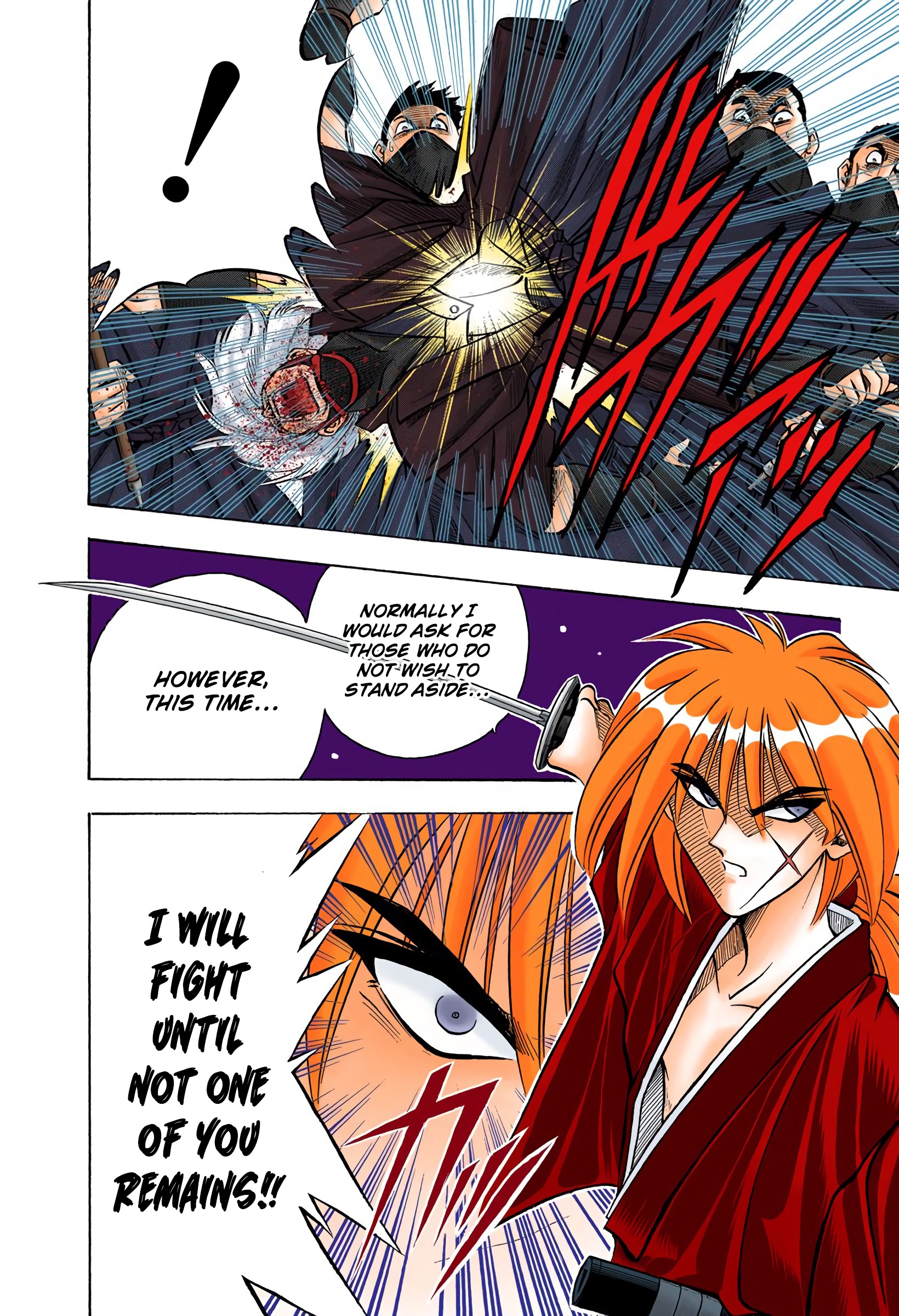 Rurouni Kenshin: Meiji Kenkaku Romantan - Digital Colored Comics - Vol.8 Chapter 66: An Abandoned Village