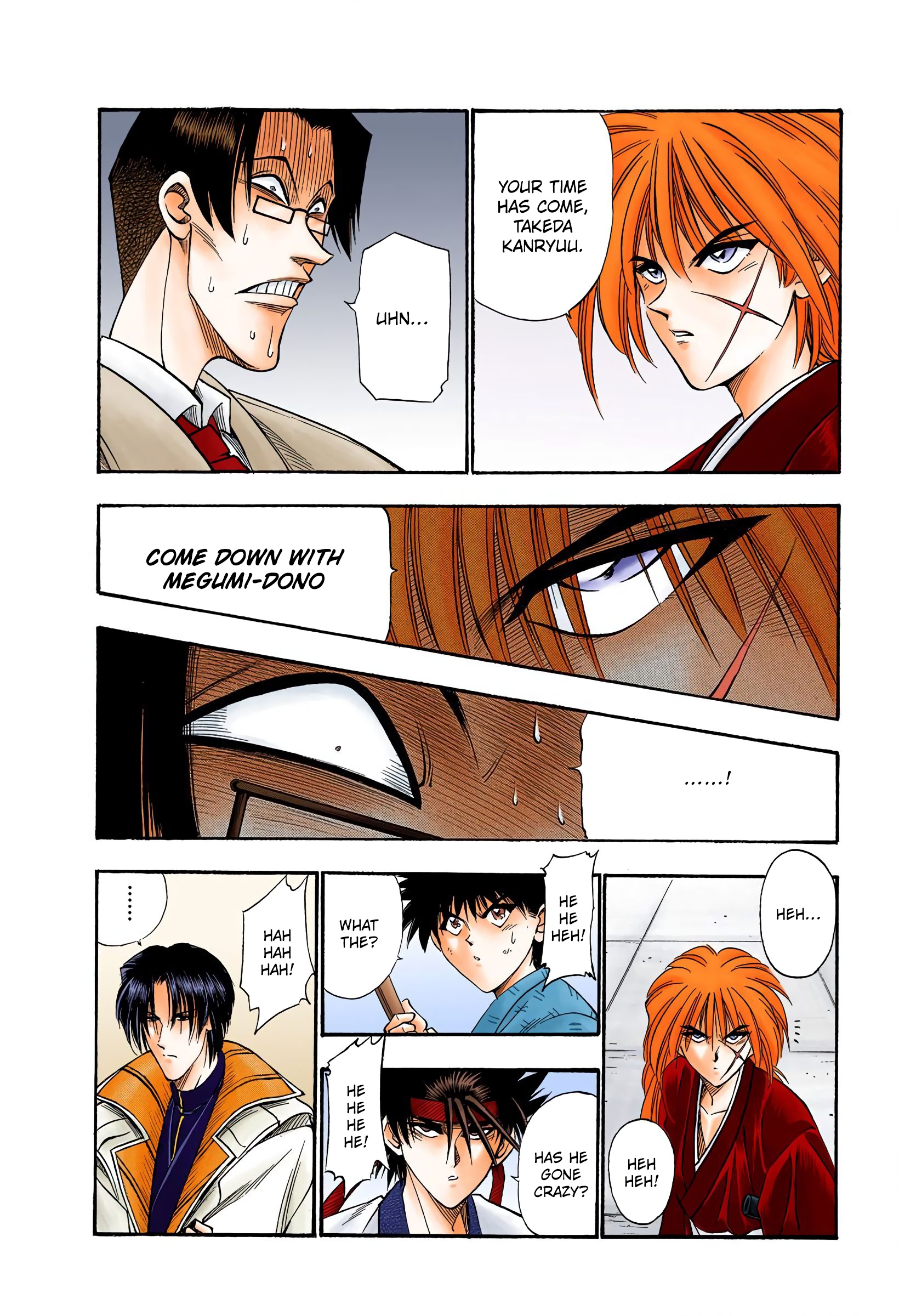 Rurouni Kenshin: Meiji Kenkaku Romantan - Digital Colored Comics - Vol.3 Chapter 22: Assault On Kanryuu's Estate