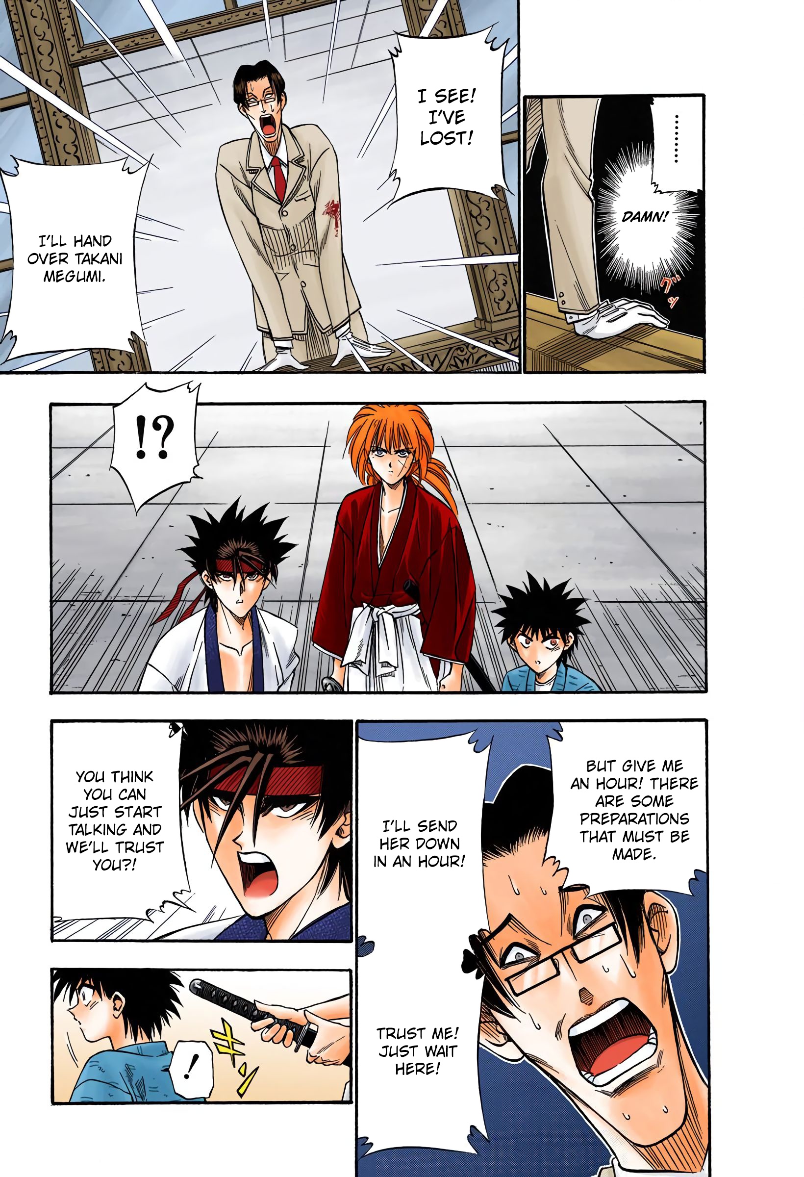 Rurouni Kenshin: Meiji Kenkaku Romantan - Digital Colored Comics - Vol.3 Chapter 22: Assault On Kanryuu's Estate