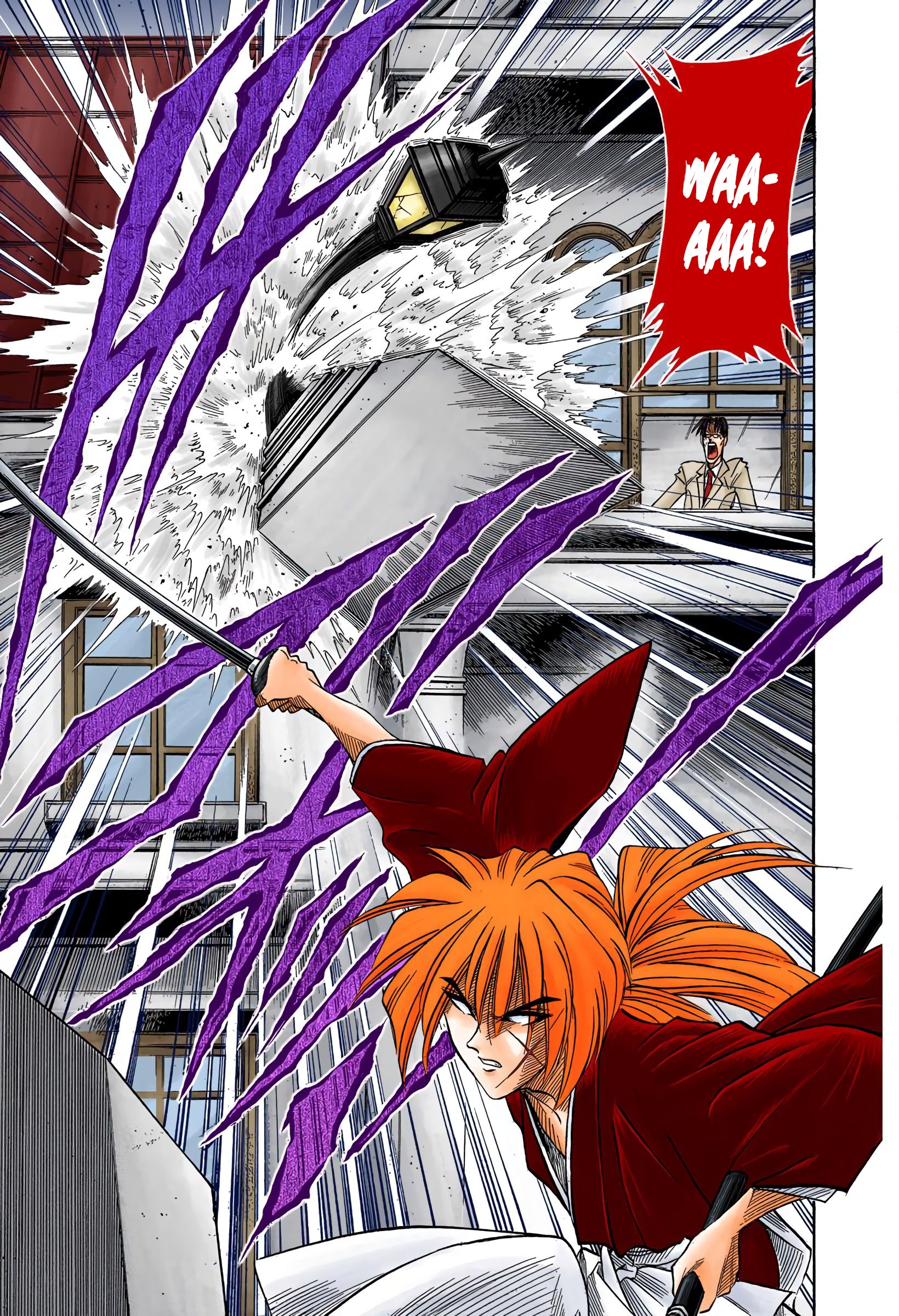 Rurouni Kenshin: Meiji Kenkaku Romantan - Digital Colored Comics - Vol.3 Chapter 22: Assault On Kanryuu's Estate