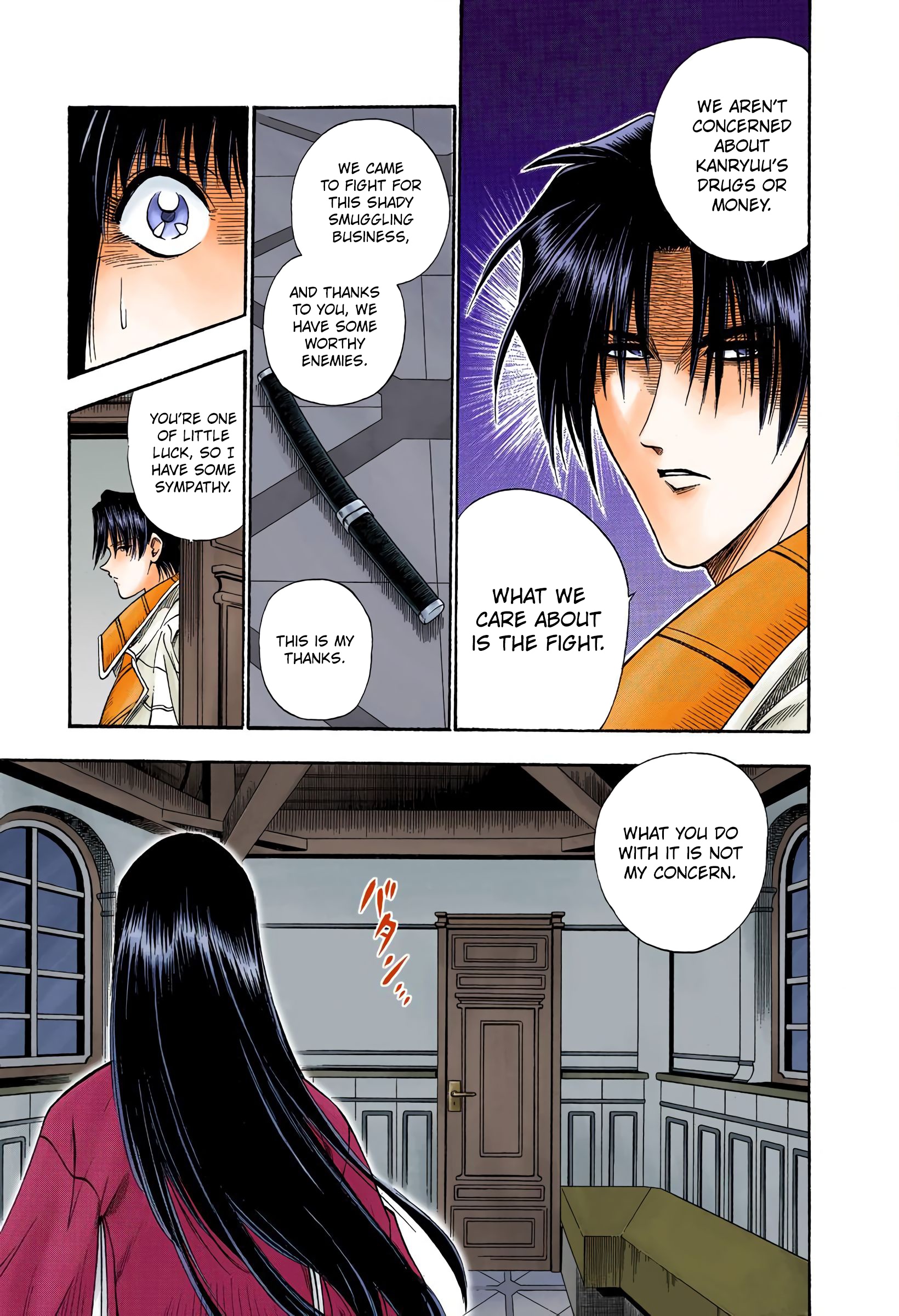 Rurouni Kenshin: Meiji Kenkaku Romantan - Digital Colored Comics - Vol.3 Chapter 22: Assault On Kanryuu's Estate