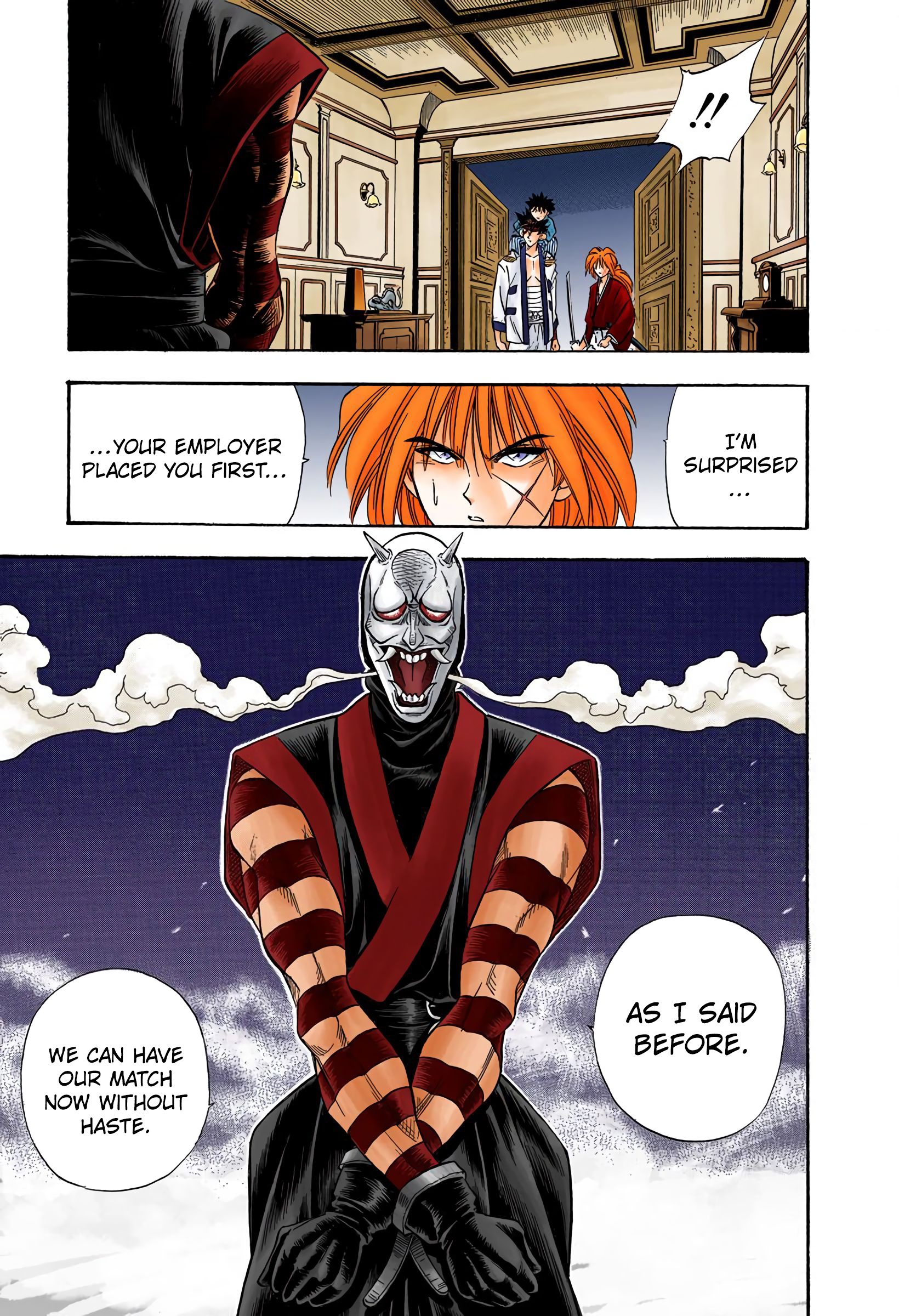 Rurouni Kenshin: Meiji Kenkaku Romantan - Digital Colored Comics - Vol.3 Chapter 22: Assault On Kanryuu's Estate