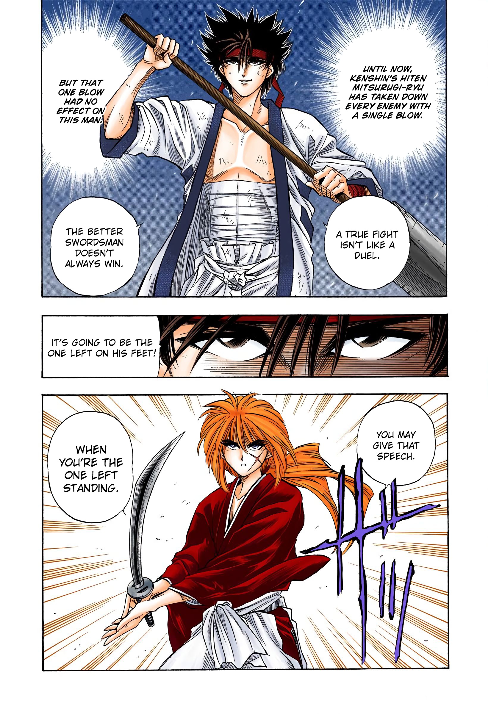 Rurouni Kenshin: Meiji Kenkaku Romantan - Digital Colored Comics - Vol.1 Chapter 6: Face Off Sagara Sanosuke