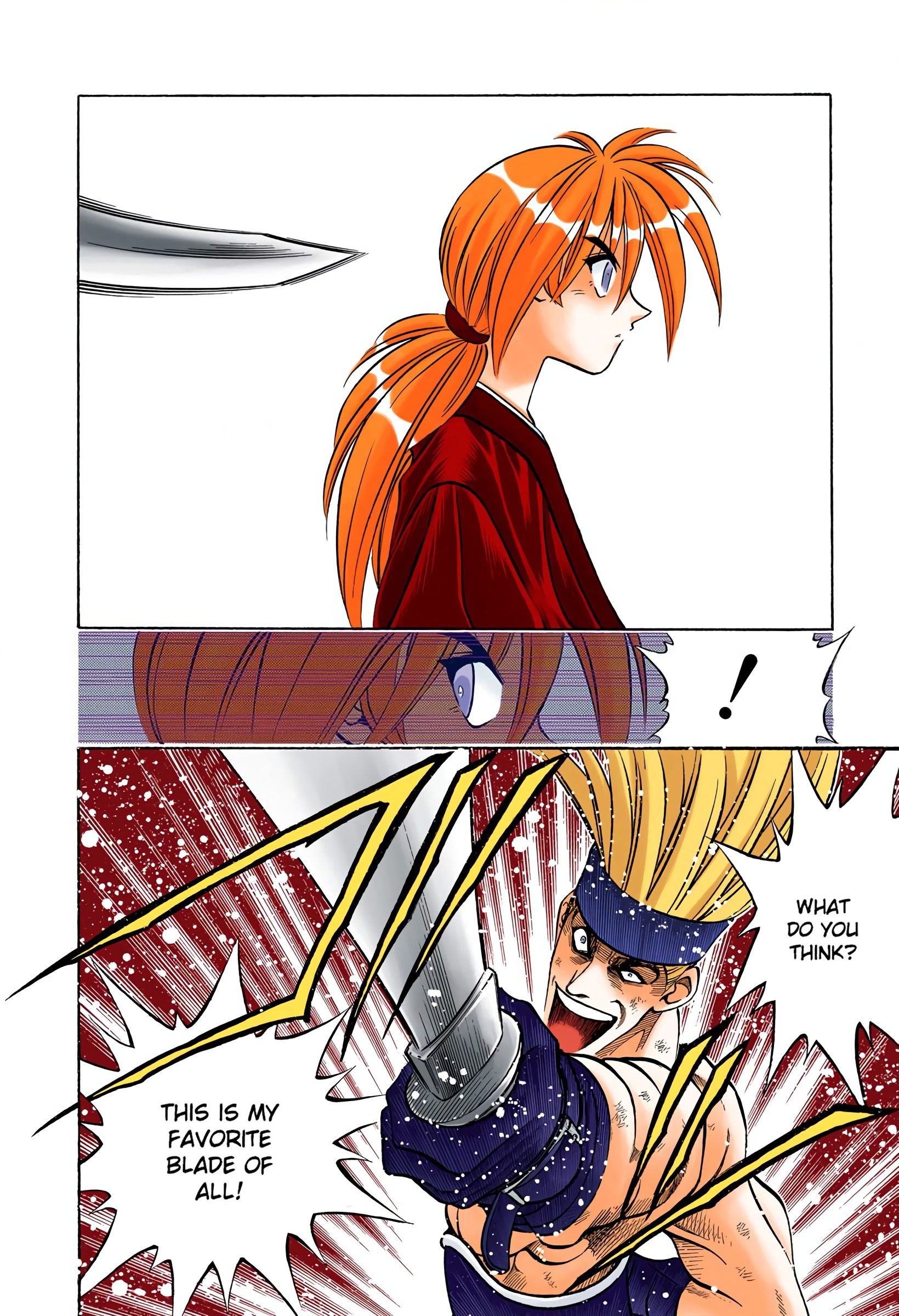 Rurouni Kenshin: Meiji Kenkaku Romantan - Digital Colored Comics - Vol.10 Chapter 79: The Thin-Bladed Katana