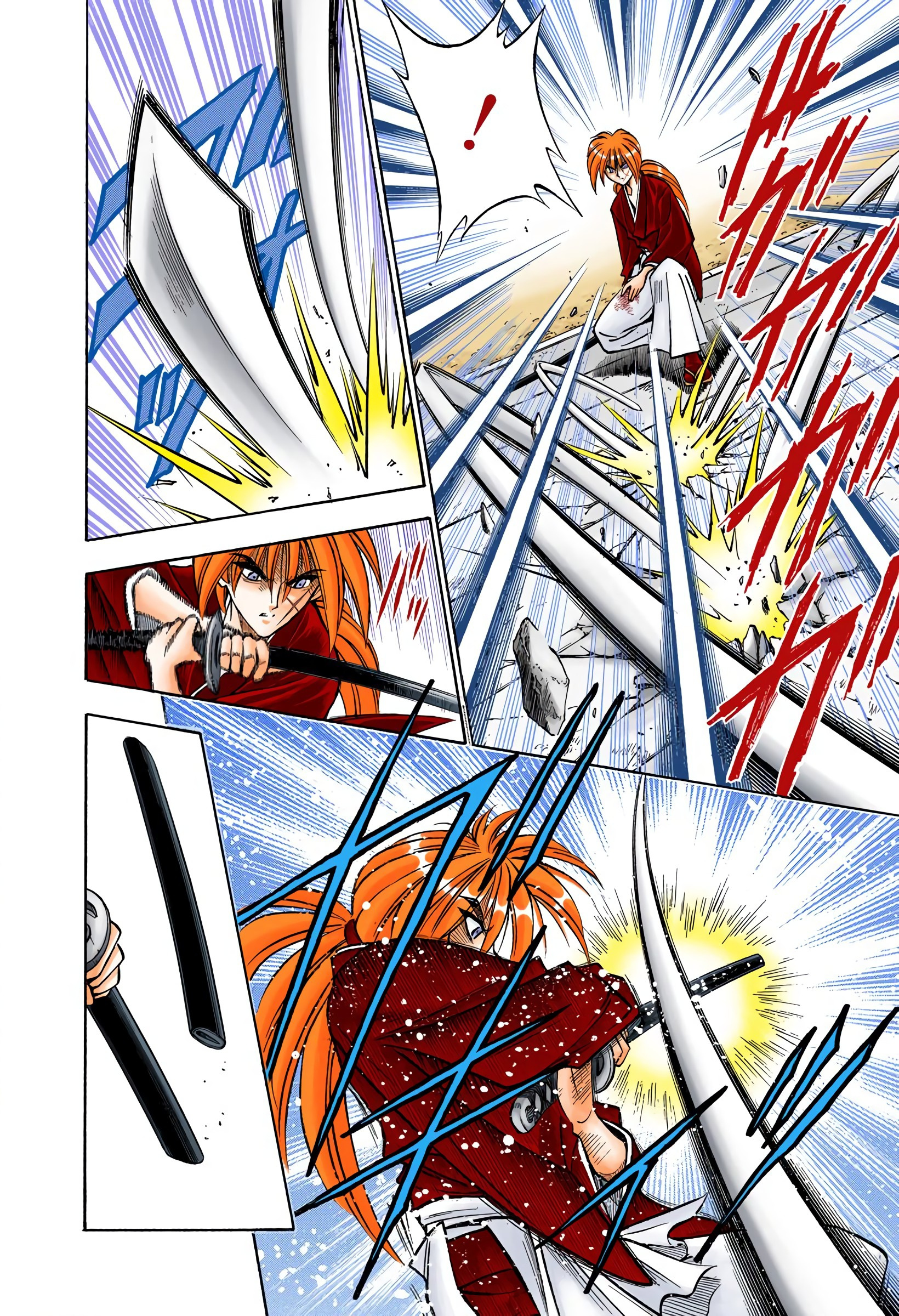 Rurouni Kenshin: Meiji Kenkaku Romantan - Digital Colored Comics - Vol.10 Chapter 79: The Thin-Bladed Katana