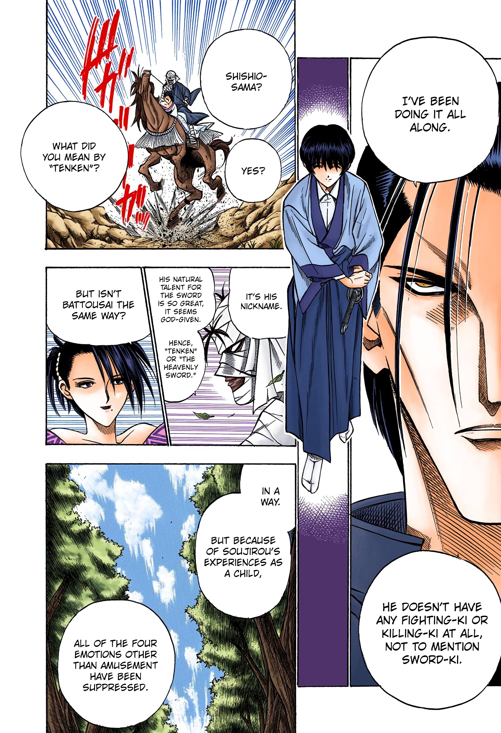 Rurouni Kenshin: Meiji Kenkaku Romantan - Digital Colored Comics - Vol.9 Chapter 70: Soujirou The Prodigy