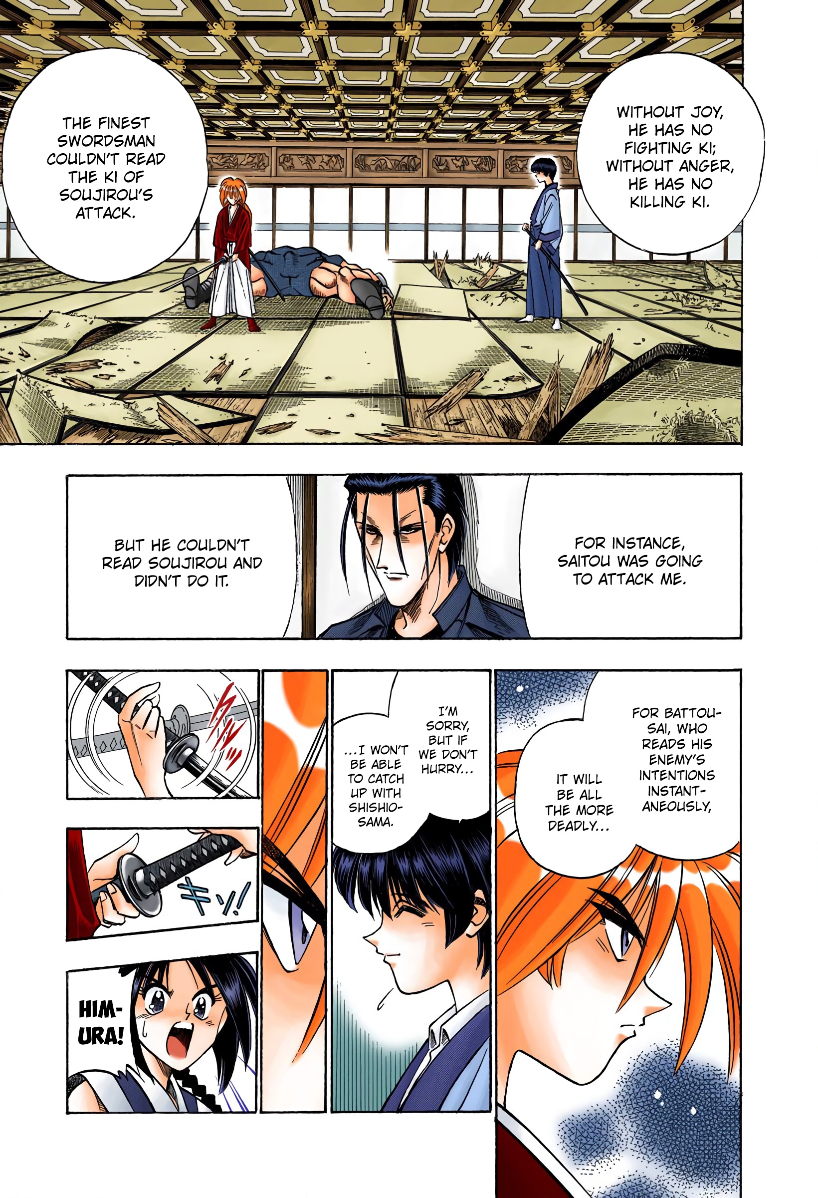 Rurouni Kenshin: Meiji Kenkaku Romantan - Digital Colored Comics - Vol.9 Chapter 70: Soujirou The Prodigy