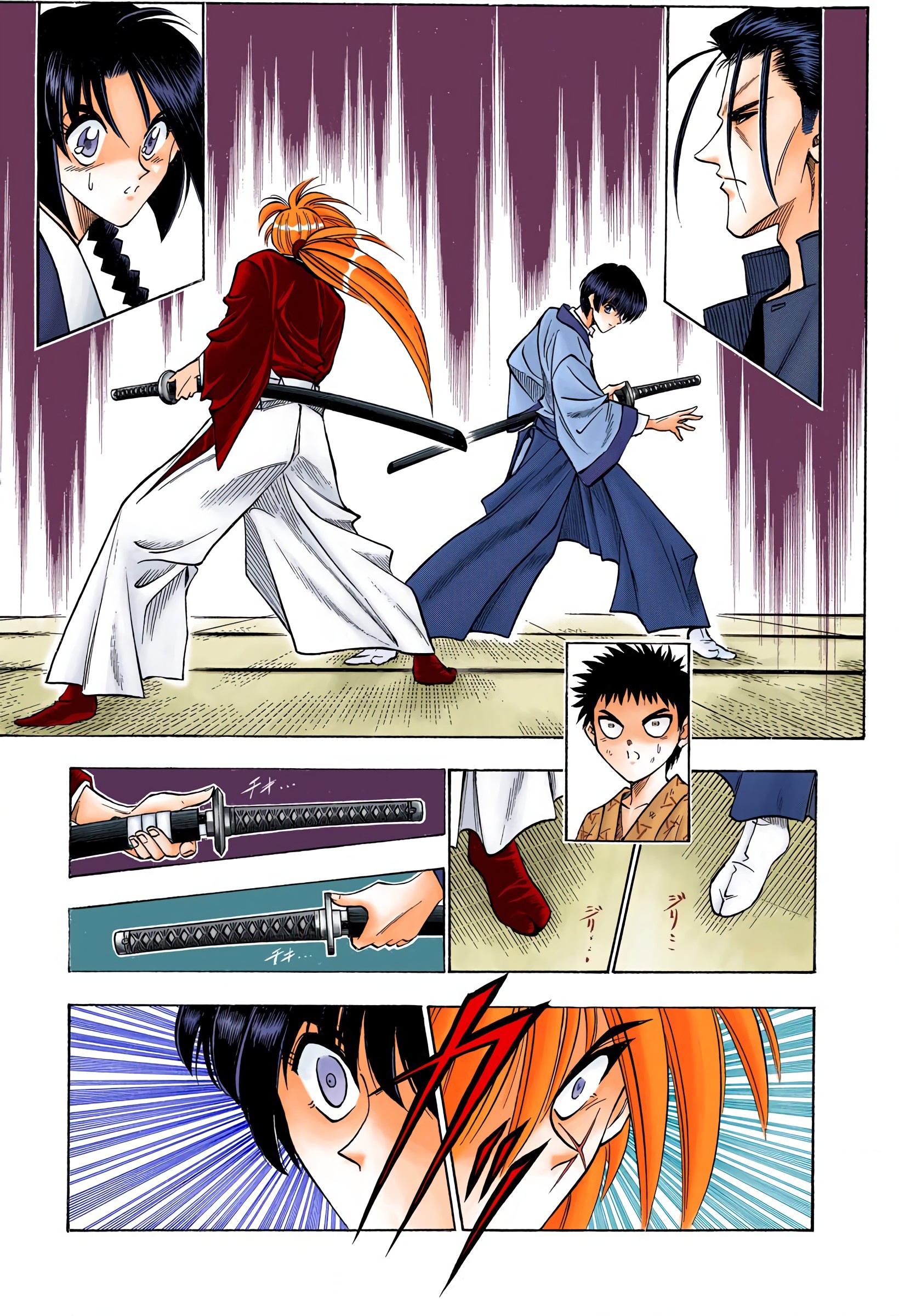 Rurouni Kenshin: Meiji Kenkaku Romantan - Digital Colored Comics - Vol.9 Chapter 70: Soujirou The Prodigy