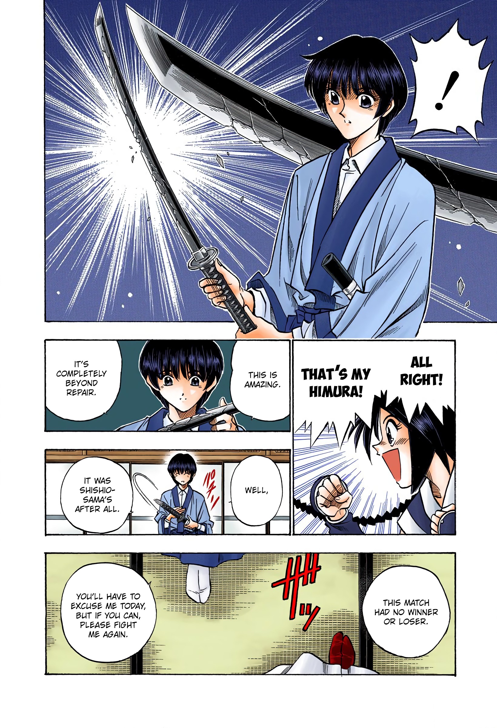 Rurouni Kenshin: Meiji Kenkaku Romantan - Digital Colored Comics - Vol.9 Chapter 70: Soujirou The Prodigy