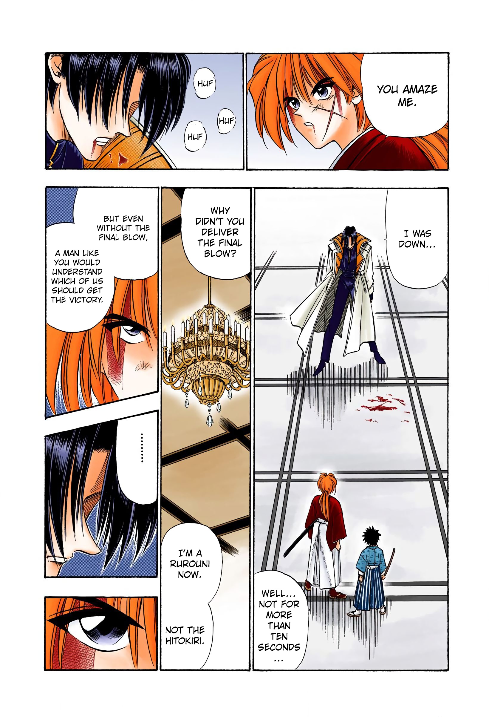 Rurouni Kenshin: Meiji Kenkaku Romantan - Digital Colored Comics - Vol.4 Chapter 28: The End Of A Duel To The Death