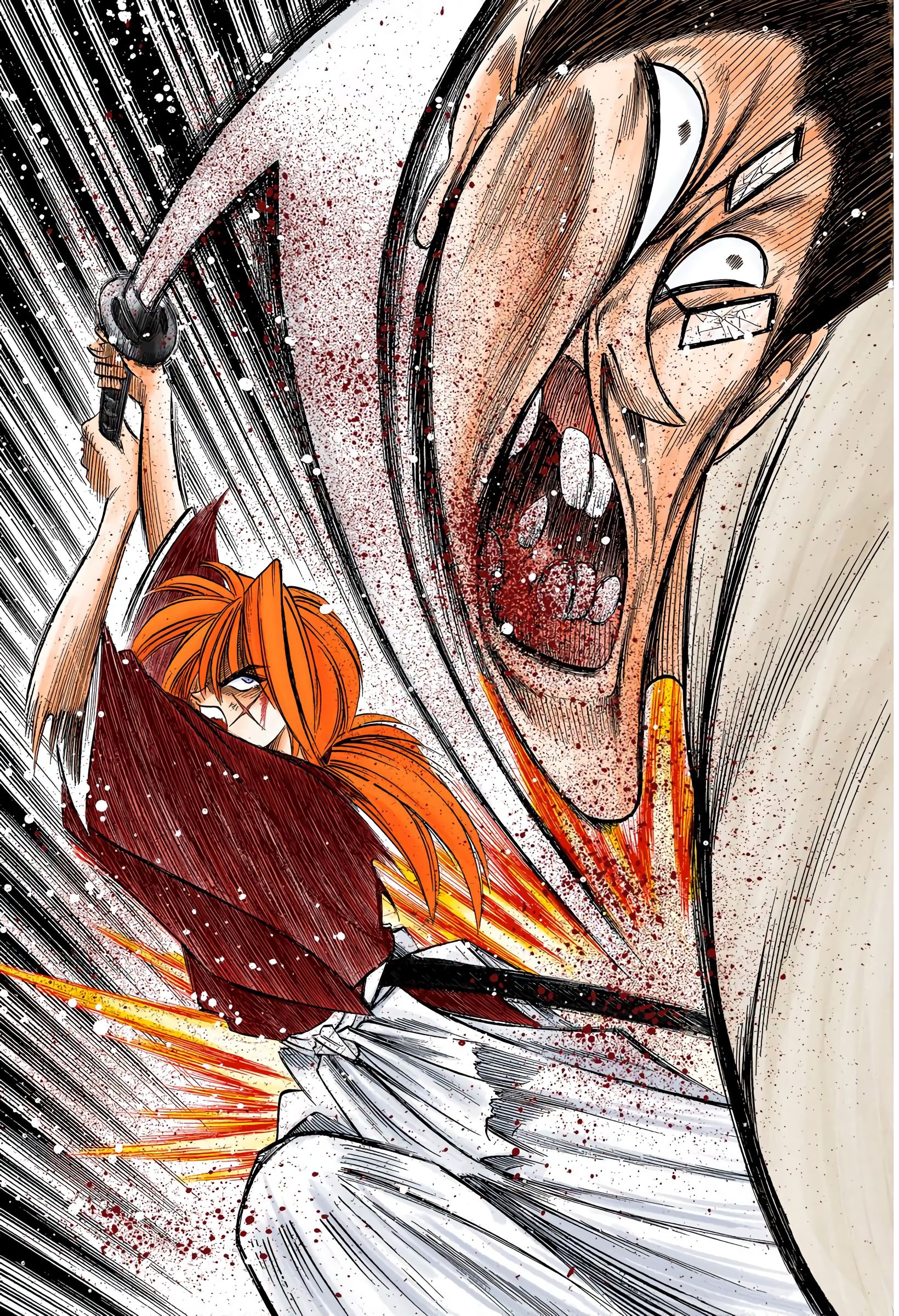 Rurouni Kenshin: Meiji Kenkaku Romantan - Digital Colored Comics - Vol.4 Chapter 28: The End Of A Duel To The Death