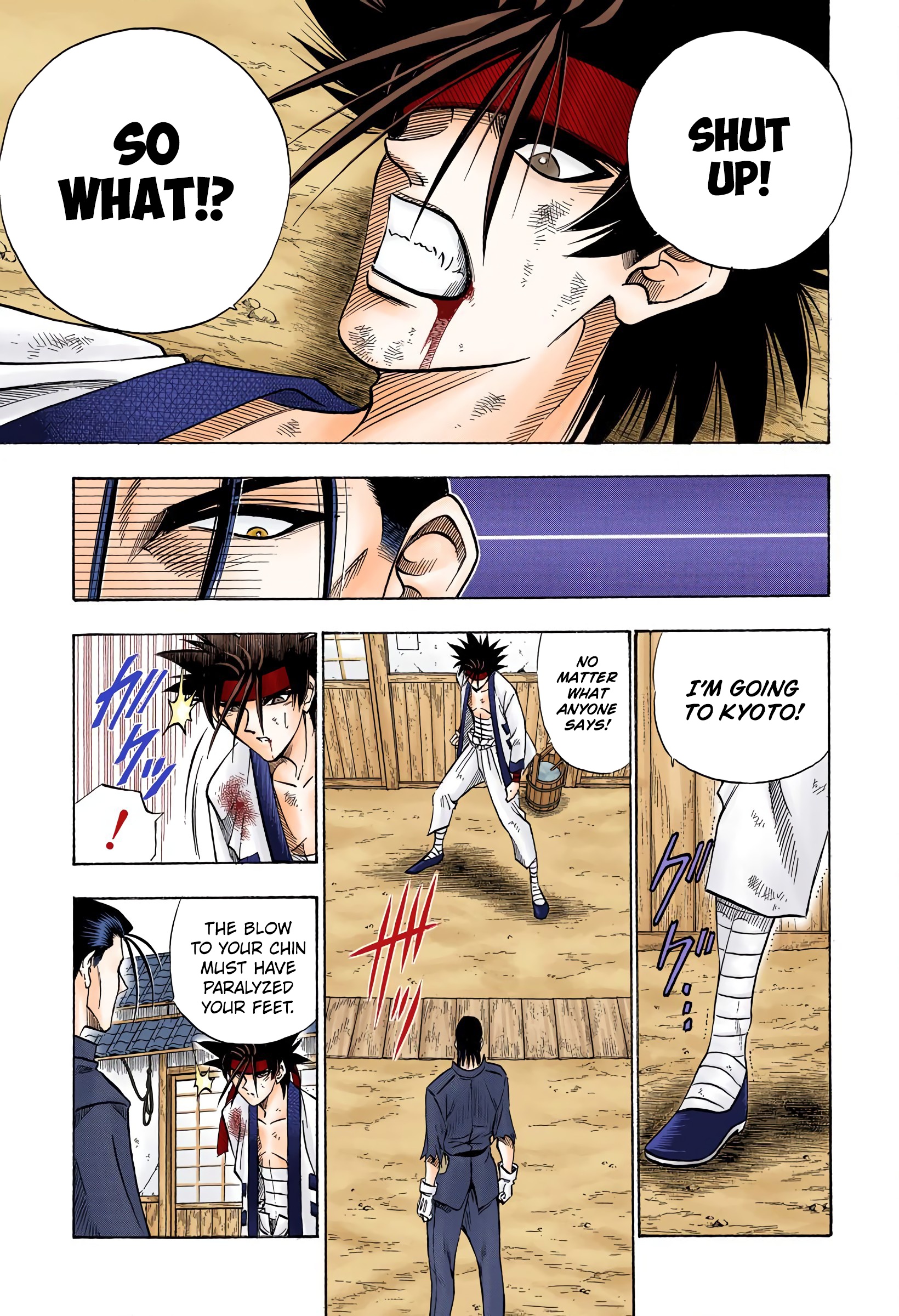 Rurouni Kenshin: Meiji Kenkaku Romantan - Digital Colored Comics - Vol.8 Chapter 59: To Kyoto (Part 002)