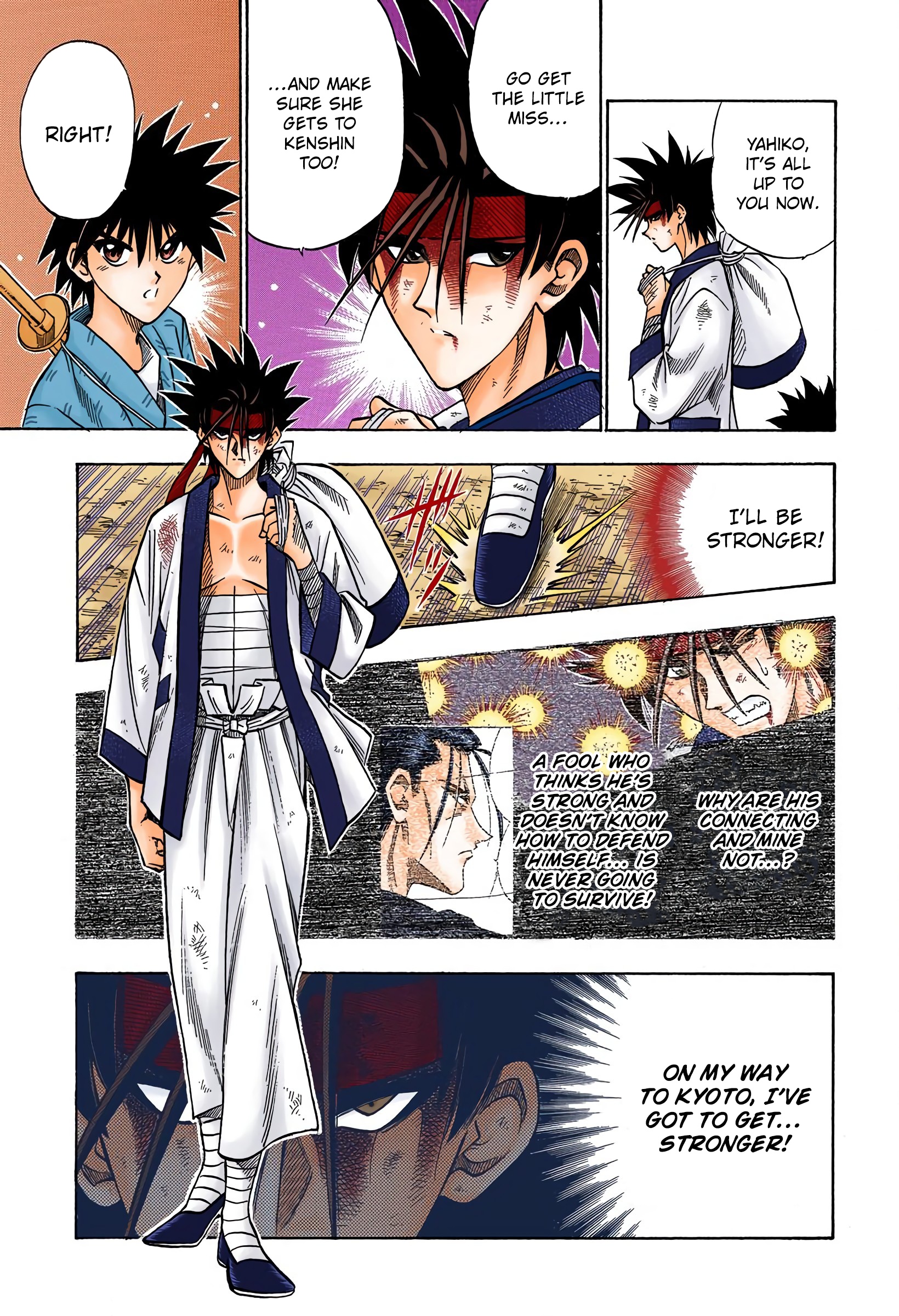 Rurouni Kenshin: Meiji Kenkaku Romantan - Digital Colored Comics - Vol.8 Chapter 59: To Kyoto (Part 002)