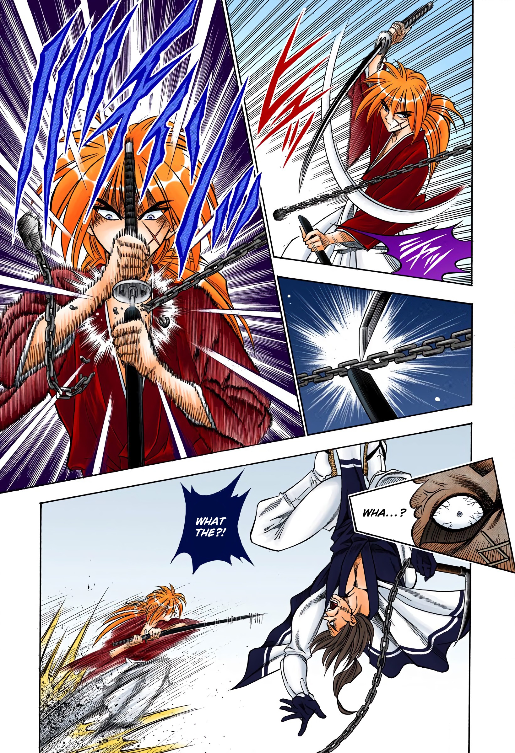 Rurouni Kenshin: Meiji Kenkaku Romantan - Digital Colored Comics - Vol.7 Chapter 51: Confrontation