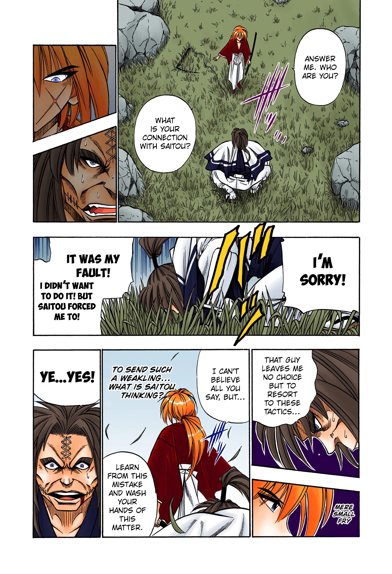 Rurouni Kenshin: Meiji Kenkaku Romantan - Digital Colored Comics - Vol.7 Chapter 51: Confrontation