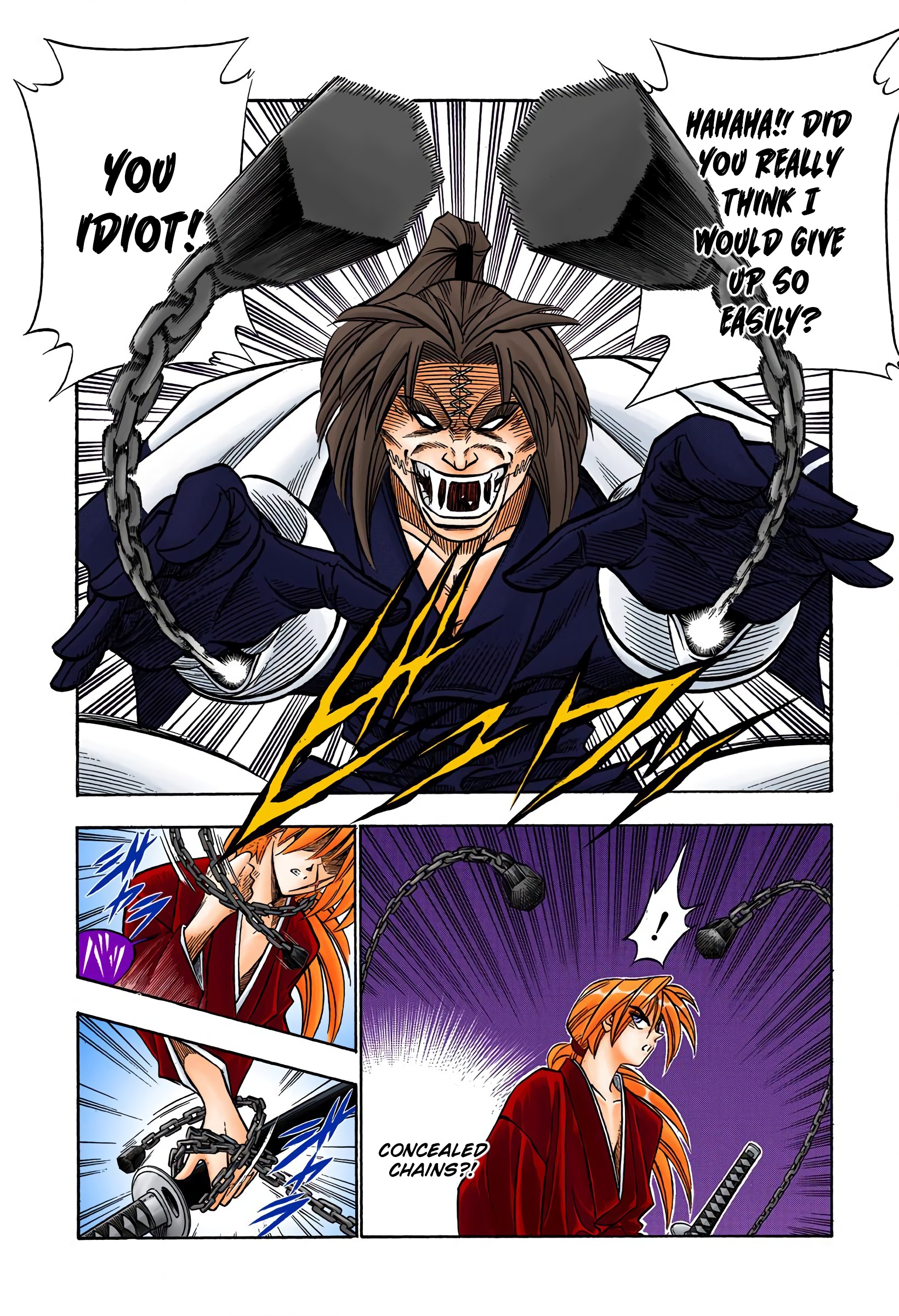 Rurouni Kenshin: Meiji Kenkaku Romantan - Digital Colored Comics - Vol.7 Chapter 51: Confrontation