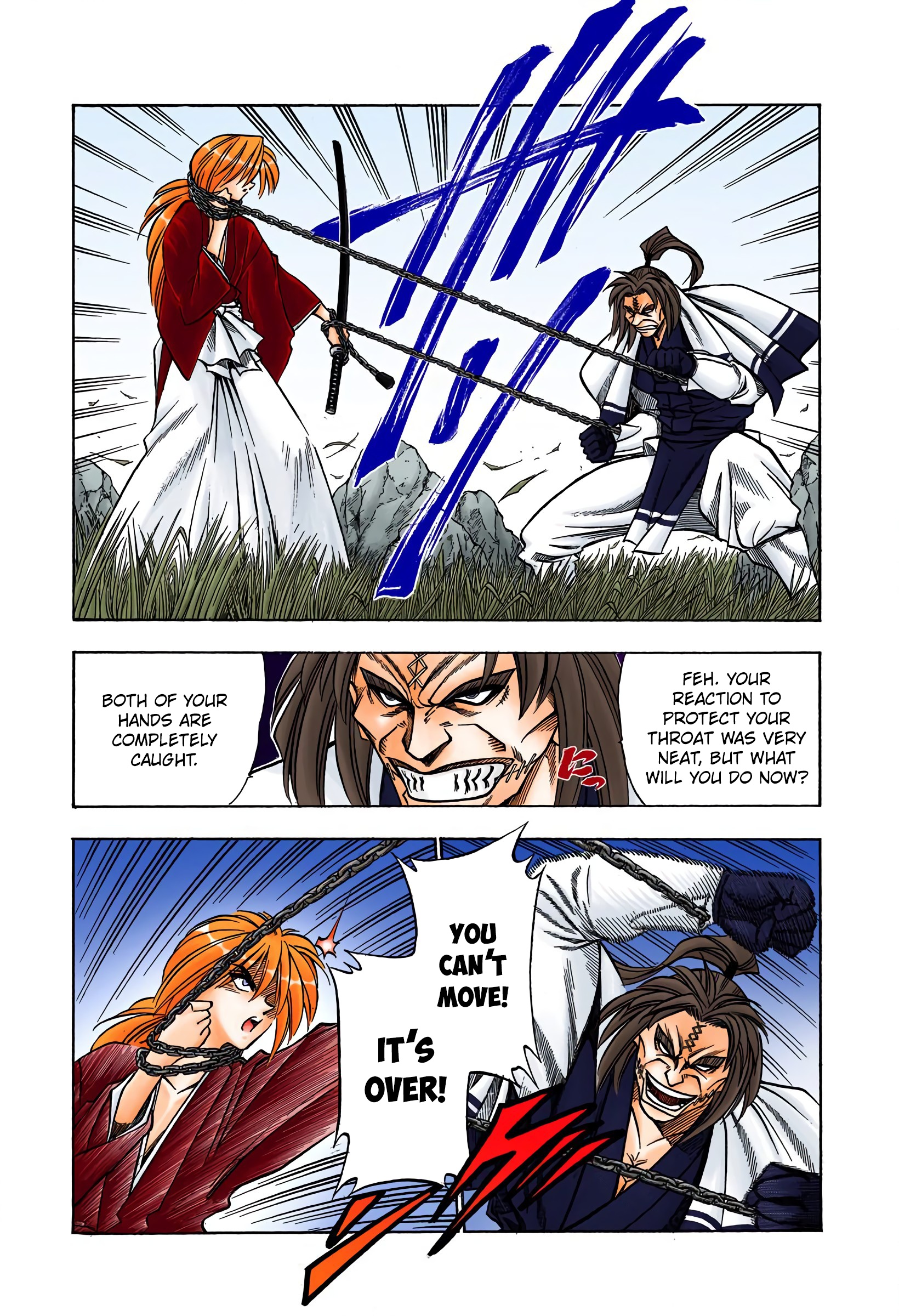 Rurouni Kenshin: Meiji Kenkaku Romantan - Digital Colored Comics - Vol.7 Chapter 51: Confrontation