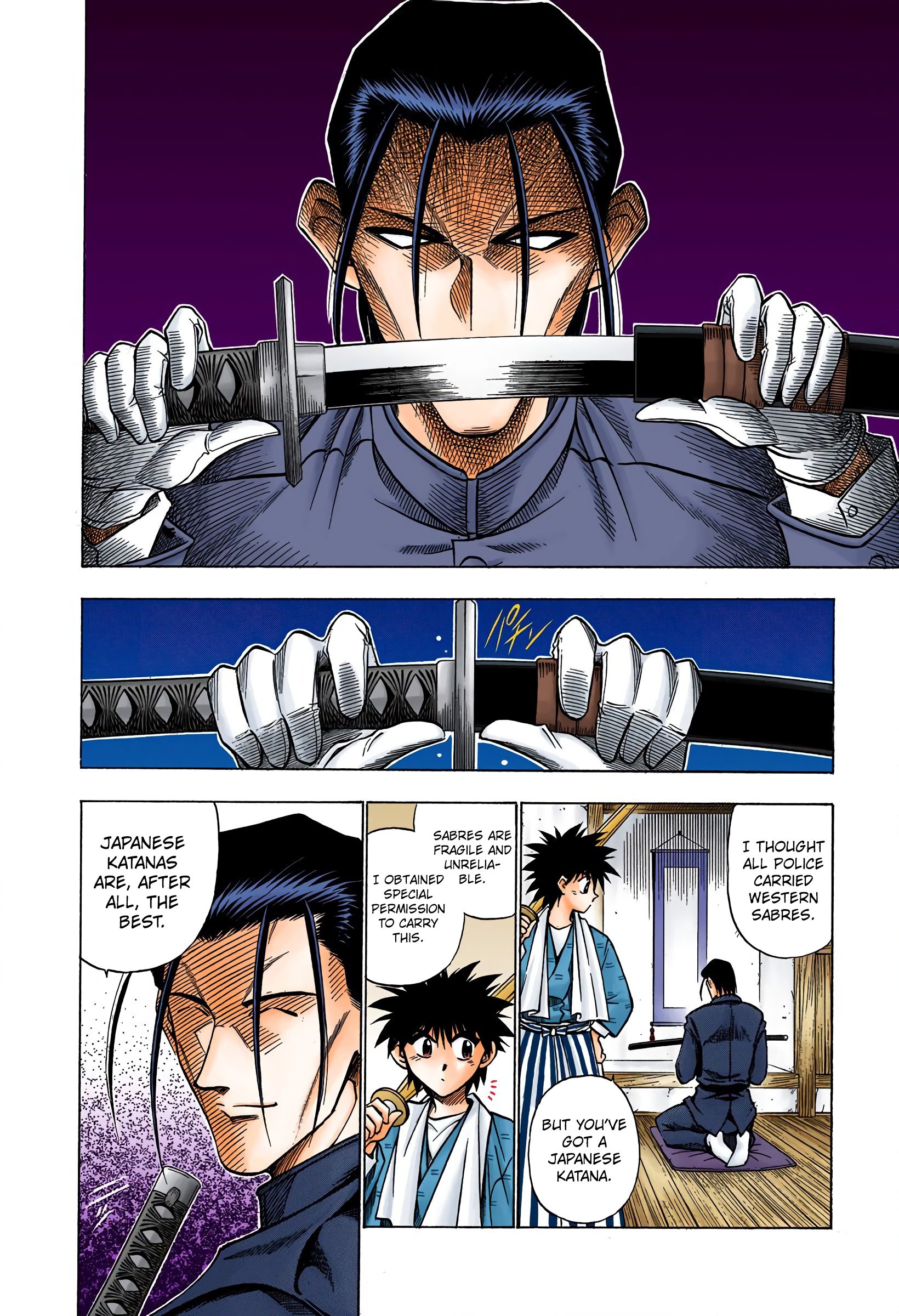 Rurouni Kenshin: Meiji Kenkaku Romantan - Digital Colored Comics - Vol.7 Chapter 51: Confrontation