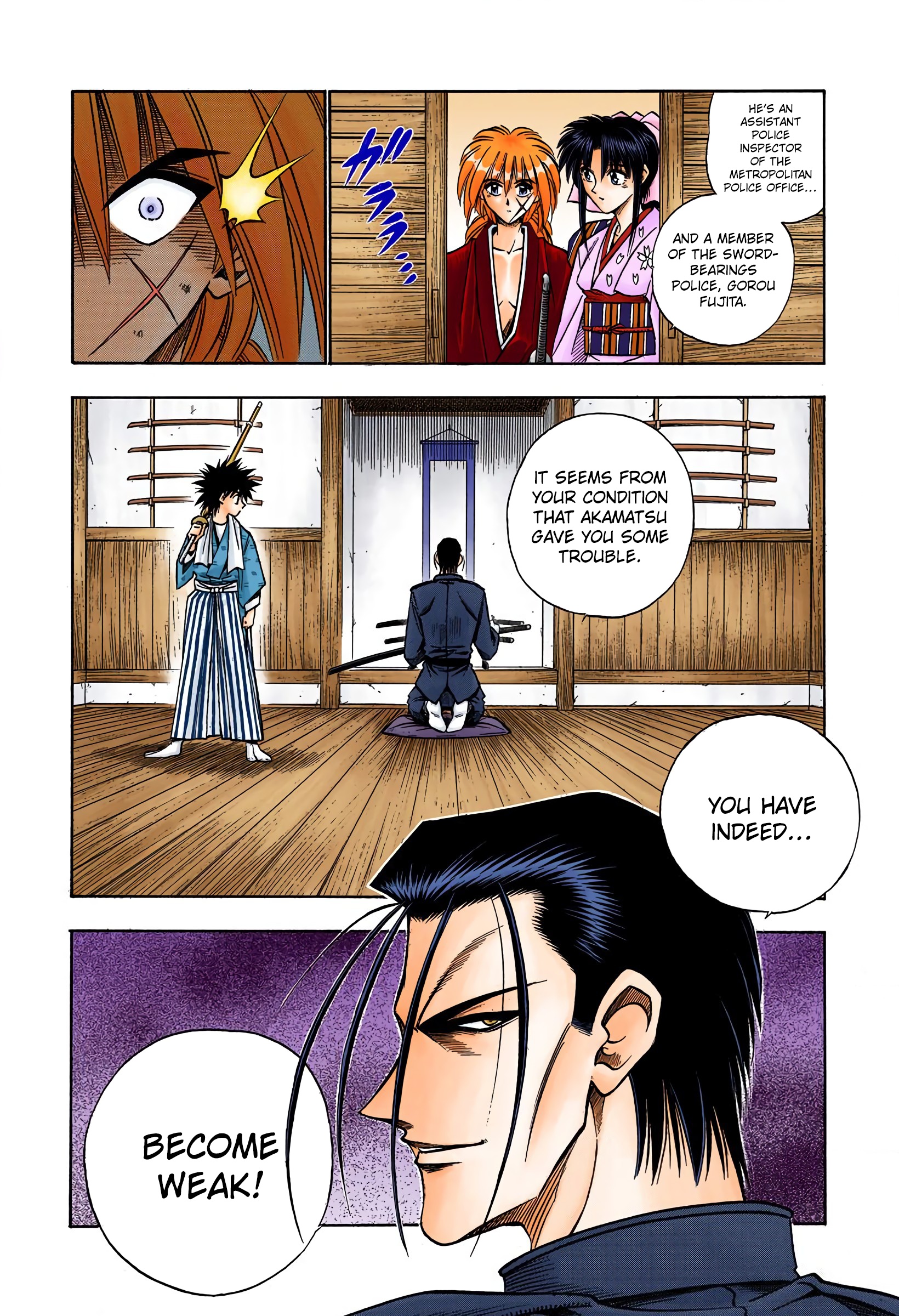 Rurouni Kenshin: Meiji Kenkaku Romantan - Digital Colored Comics - Vol.7 Chapter 51: Confrontation