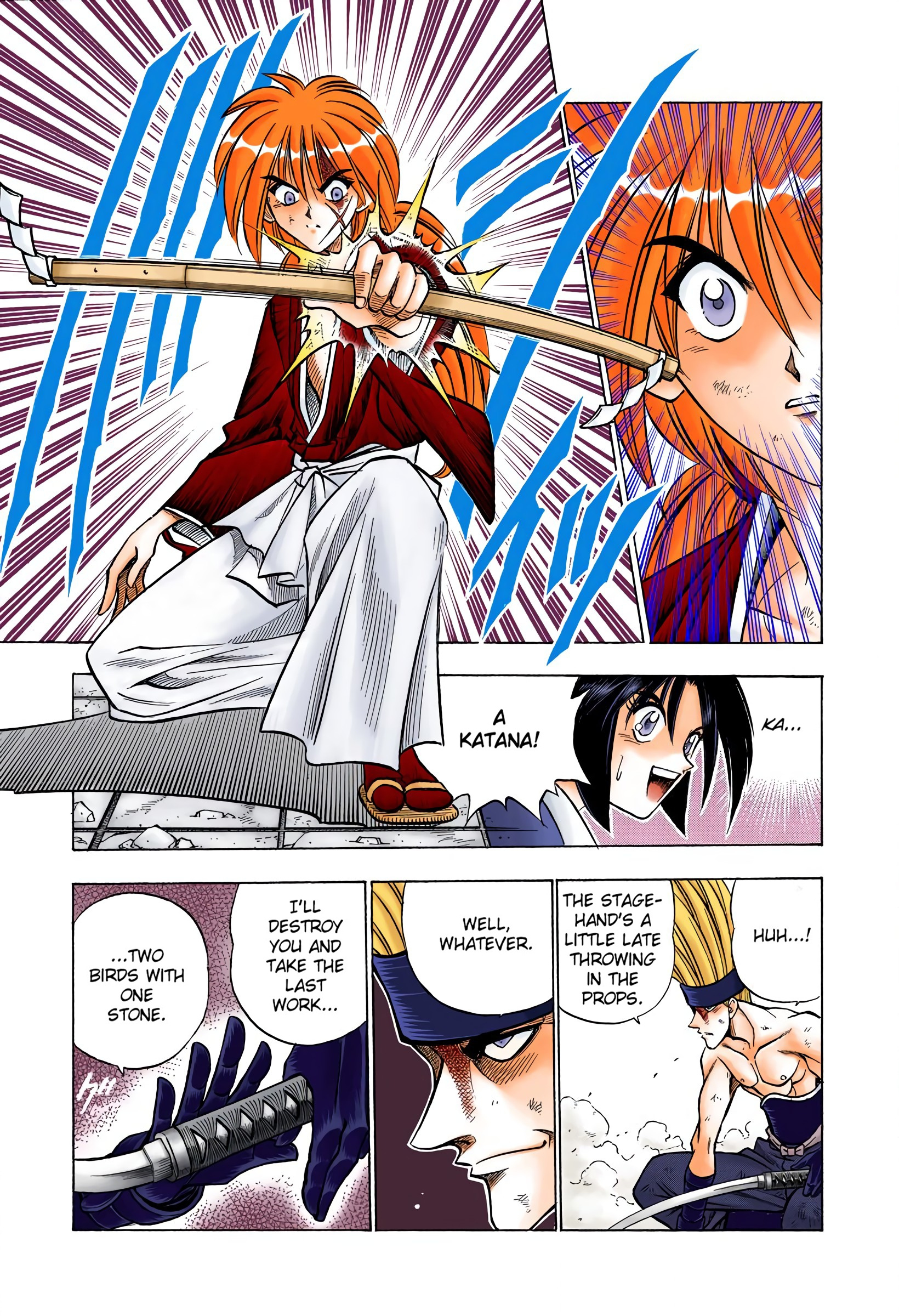 Rurouni Kenshin: Meiji Kenkaku Romantan - Digital Colored Comics - Vol.10 Chapter 80: The Katana Forbidden To Draw