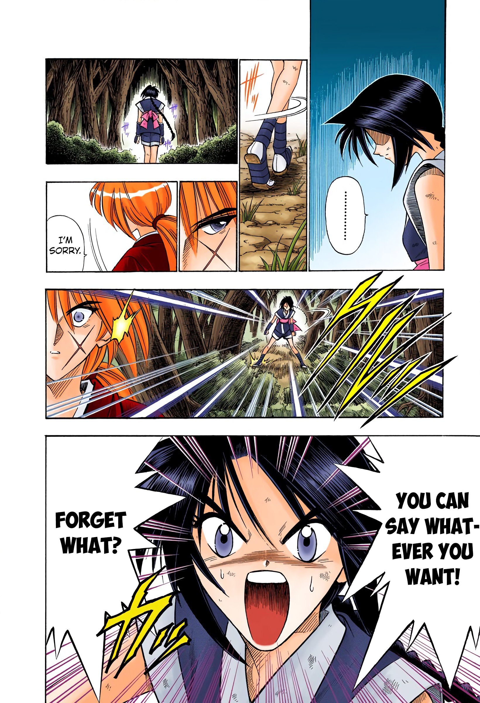 Rurouni Kenshin: Meiji Kenkaku Romantan - Digital Colored Comics - Vol.8 Chapter 64: Playing Tag