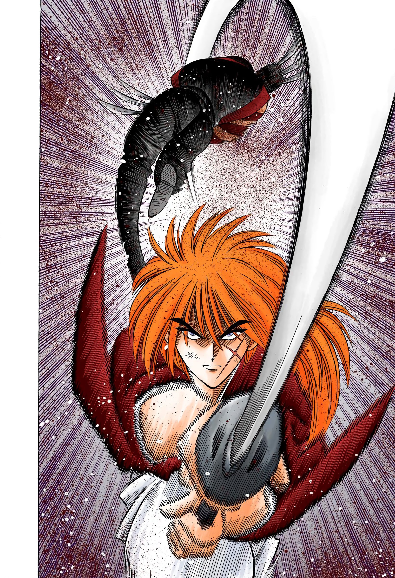 Rurouni Kenshin: Meiji Kenkaku Romantan - Digital Colored Comics - Vol.4 Chapter 24: Hanya's Costume, Shikijou's Scars