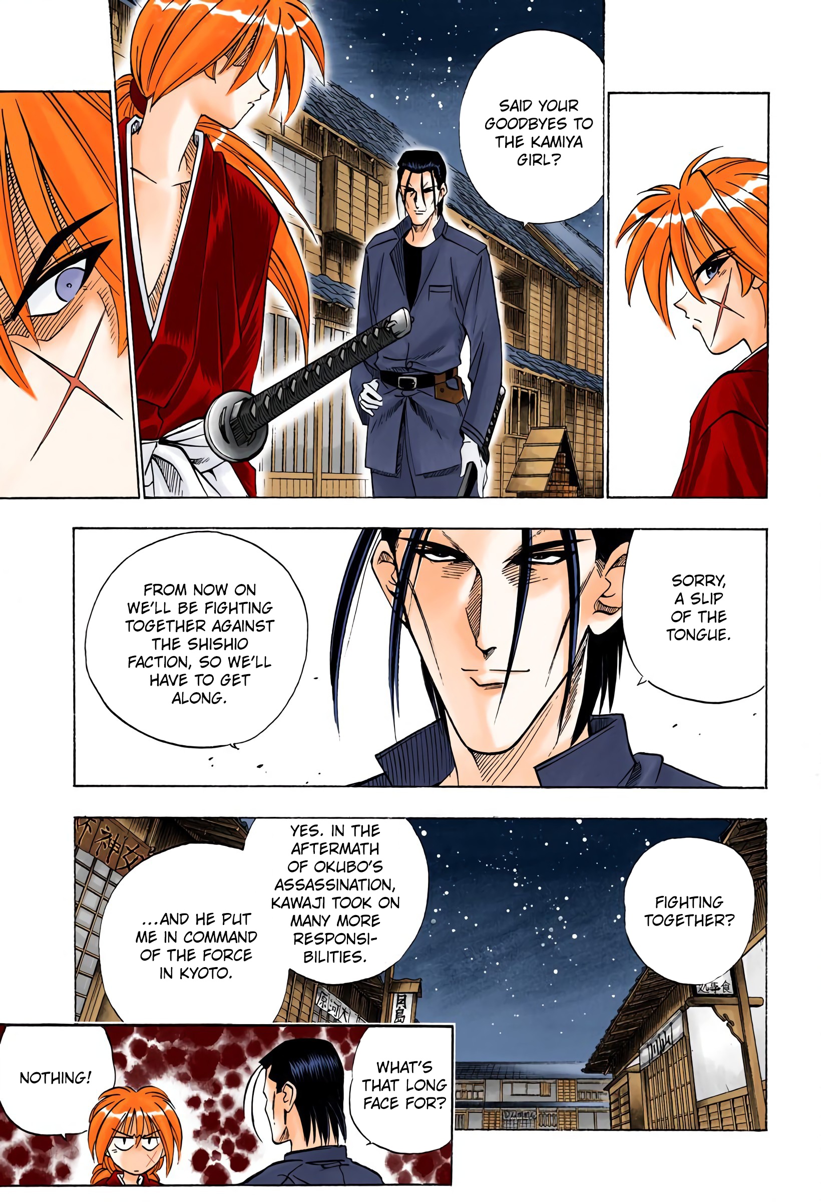 Rurouni Kenshin: Meiji Kenkaku Romantan - Digital Colored Comics - Vol.8 Chapter 62: On The Meiji Toukai Way