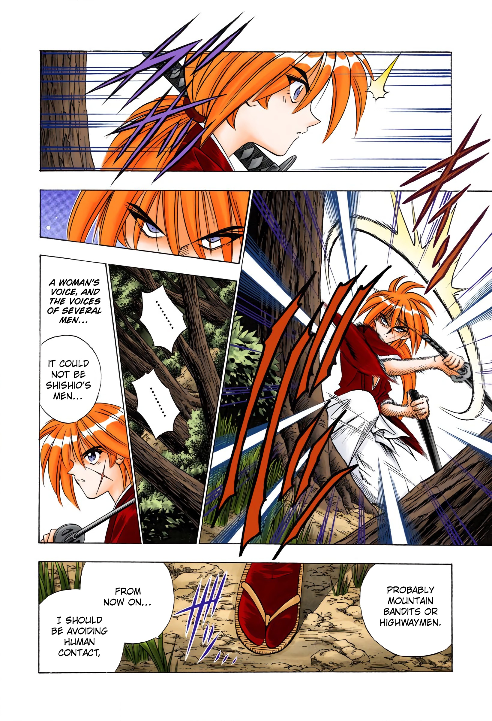 Rurouni Kenshin: Meiji Kenkaku Romantan - Digital Colored Comics - Vol.8 Chapter 62: On The Meiji Toukai Way