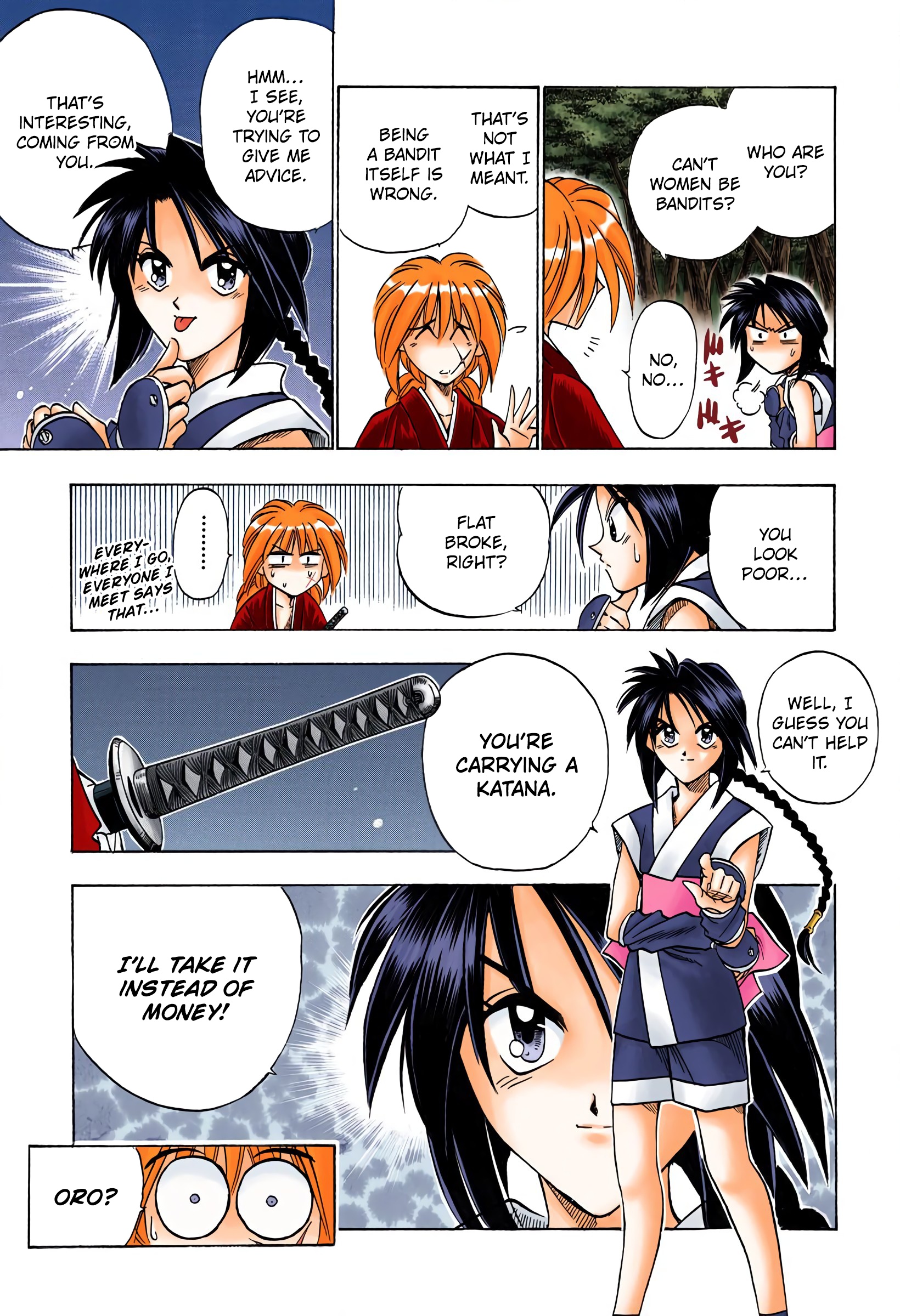 Rurouni Kenshin: Meiji Kenkaku Romantan - Digital Colored Comics - Vol.8 Chapter 62: On The Meiji Toukai Way