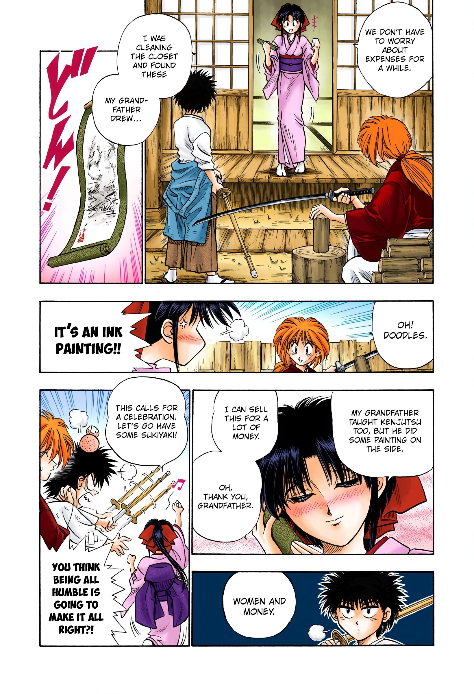 Rurouni Kenshin: Meiji Kenkaku Romantan - Digital Colored Comics - Vol.1 Chapter 5: The Fight Merchant